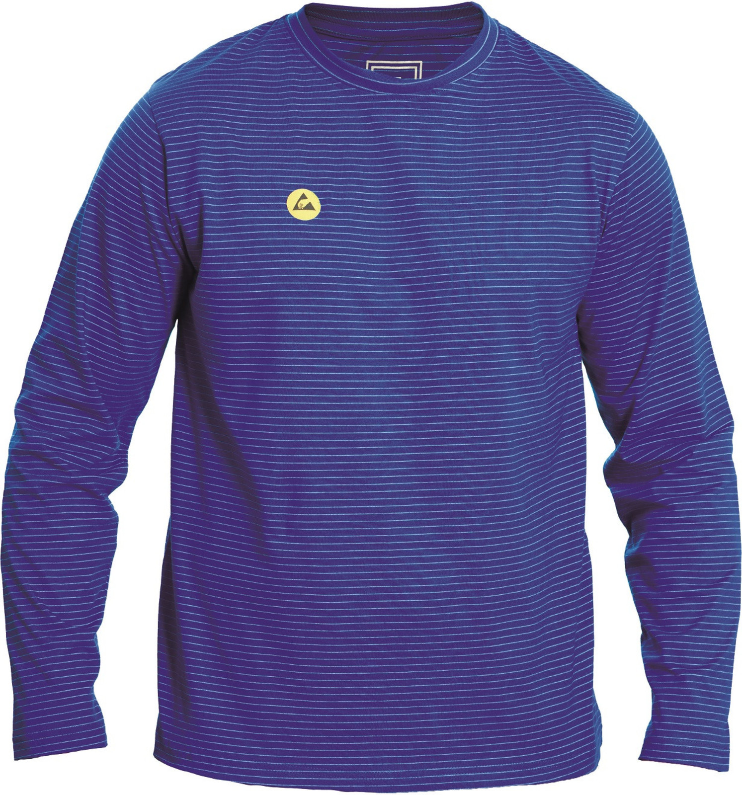 Antistatické ESD tričko Cerva Noyo s dlhými rukávmi - veľkosť: M, farba: kráľovská modrá