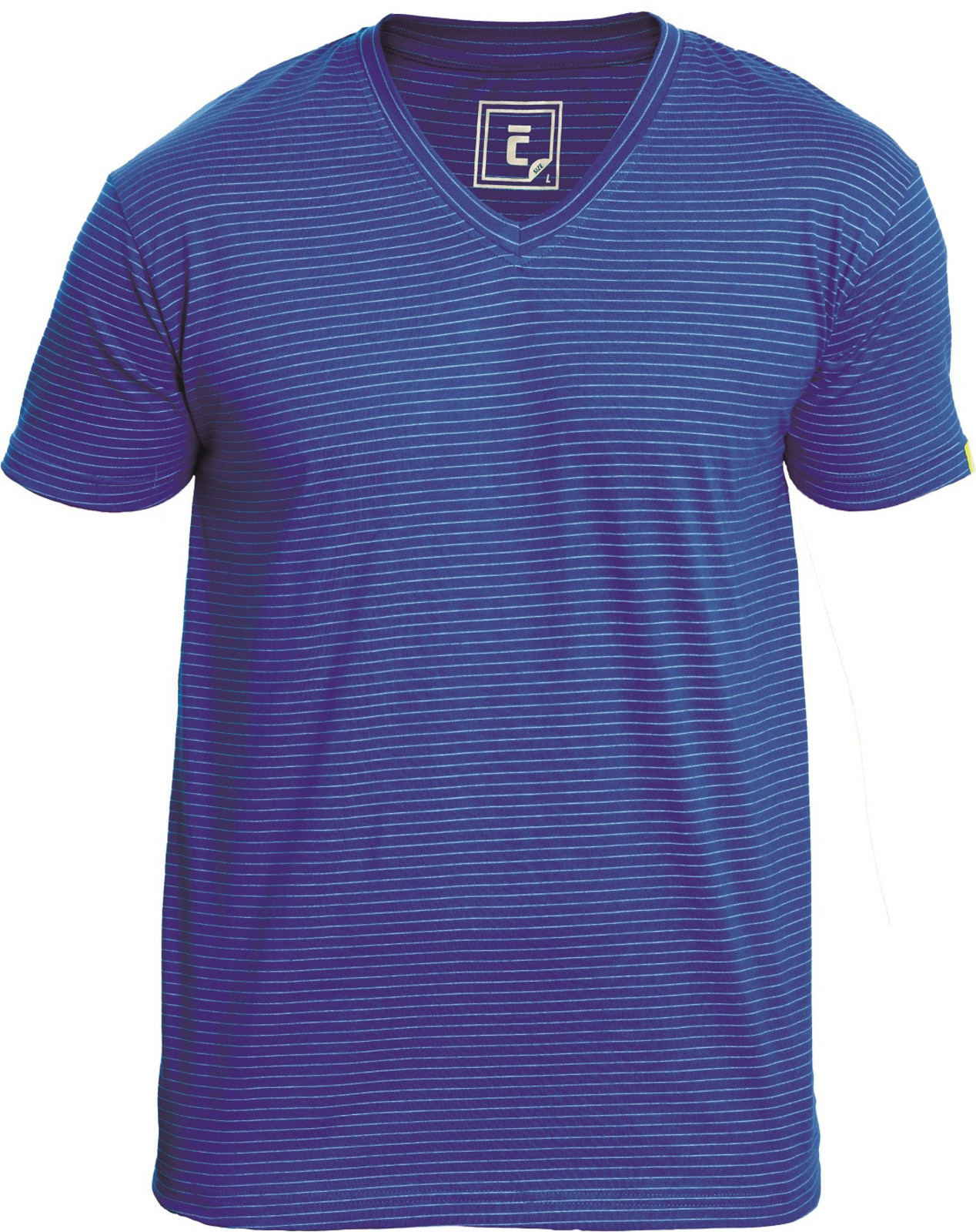 Antistatické ESD tričko Cerva Noyo s V-výstrihom - veľkosť: XS, farba: kráľovská modrá