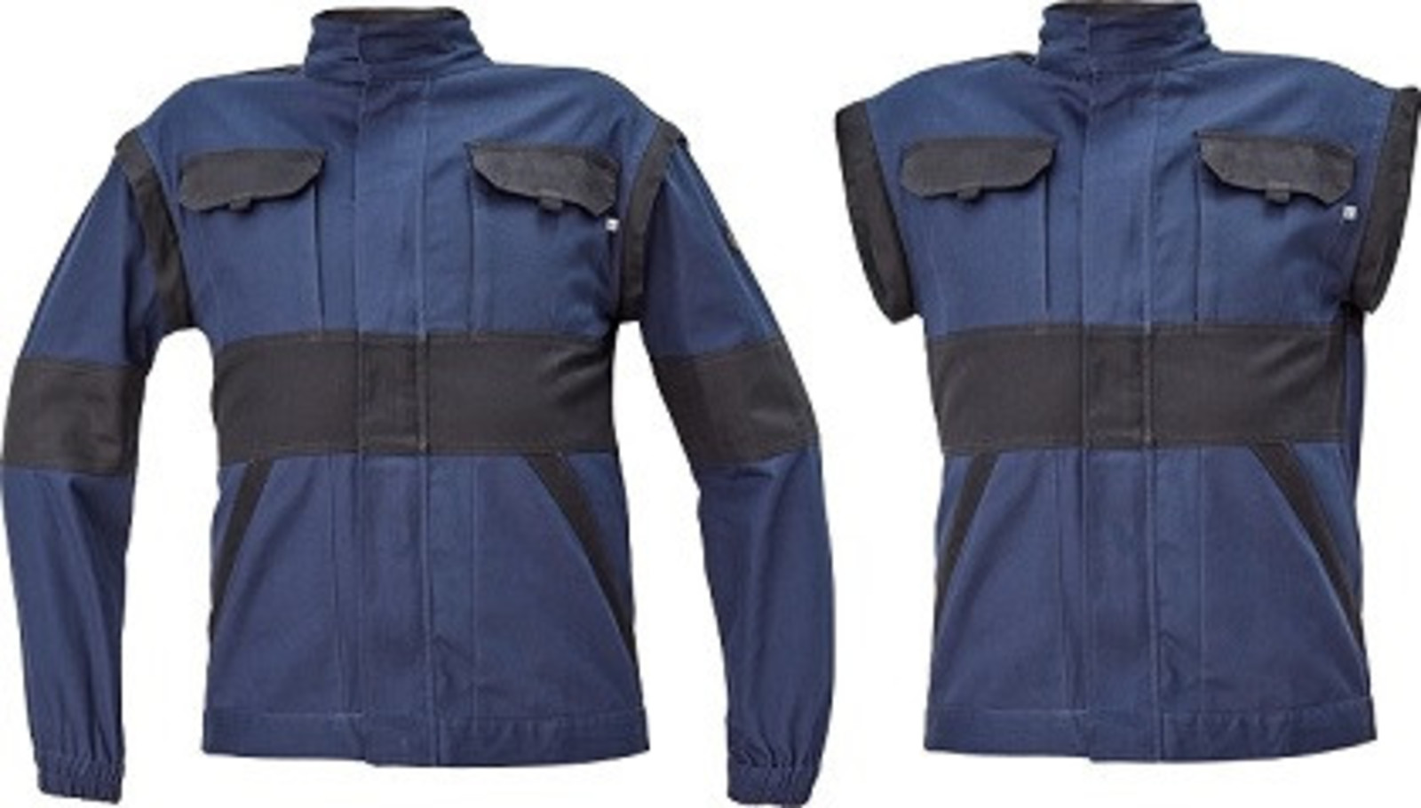 Bavlnená montérková bunda a vesta Cerva Max Neo 2v1 - veľkosť: 62, farba: navy