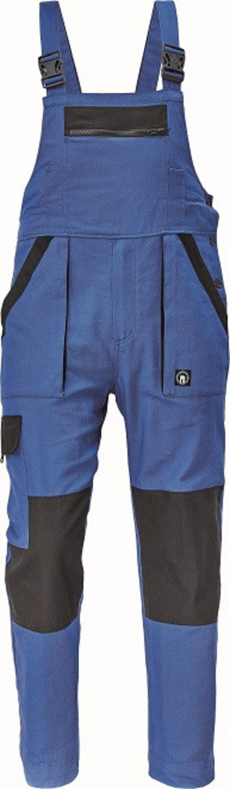 Bavlnené montérky na traky Cerva Max Neo pánske - veľkosť: 52, farba: modrá