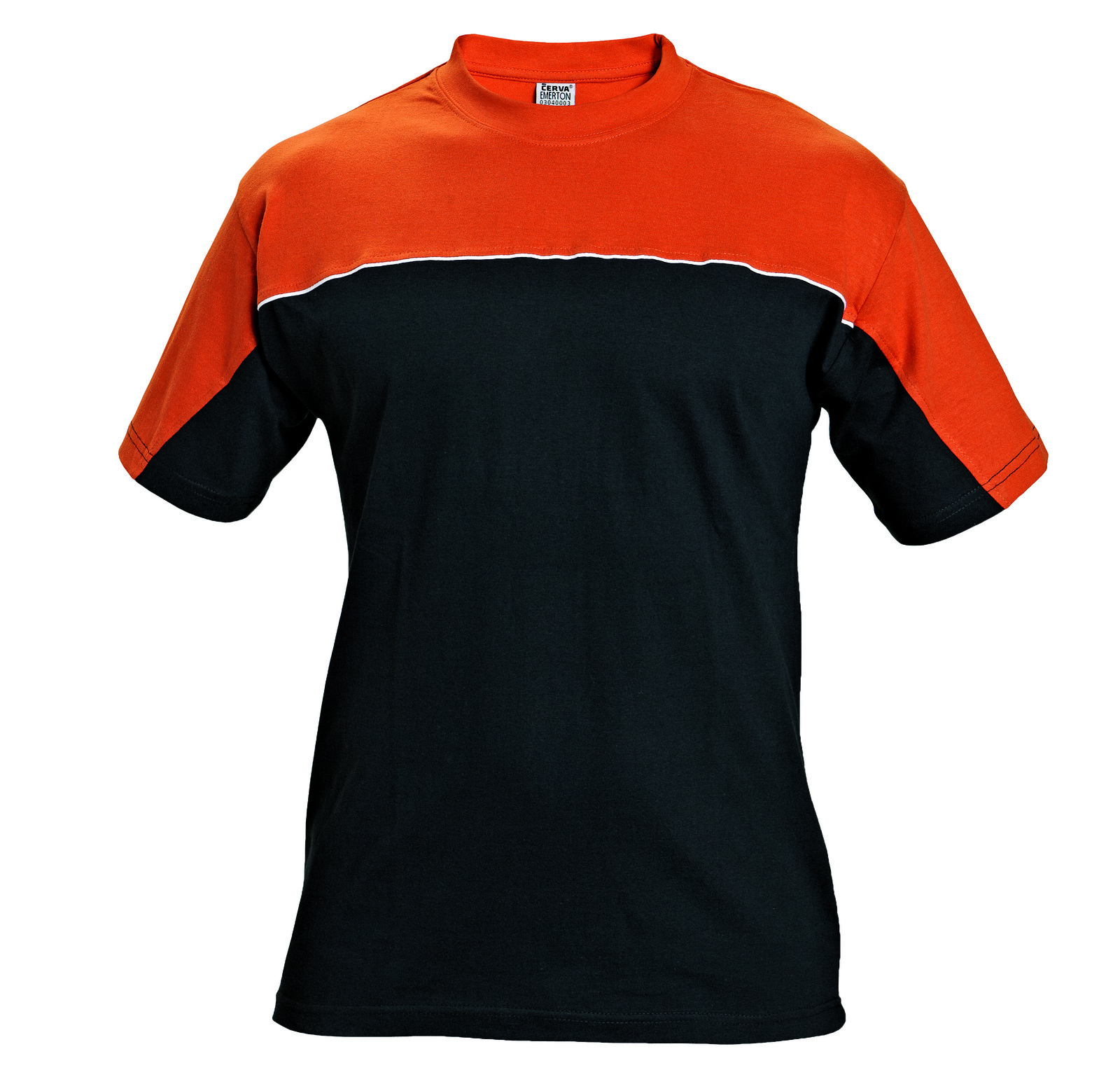 Bavlnené pracovné tričko Emerton - veľkosť: S, farba: čierna