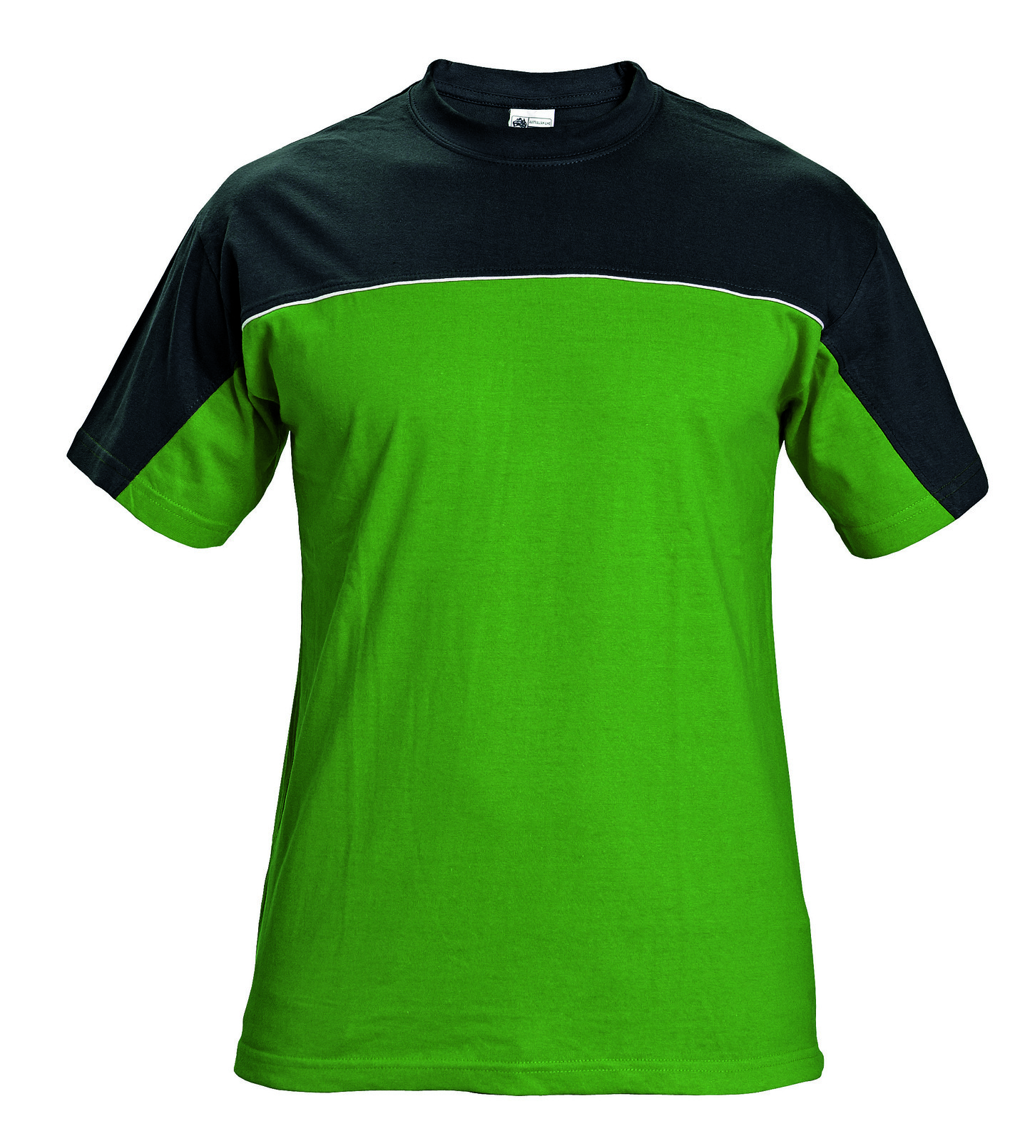 Bavlnené pracovné tričko Stanmore  - veľkosť: XL, farba: zelená/čierna