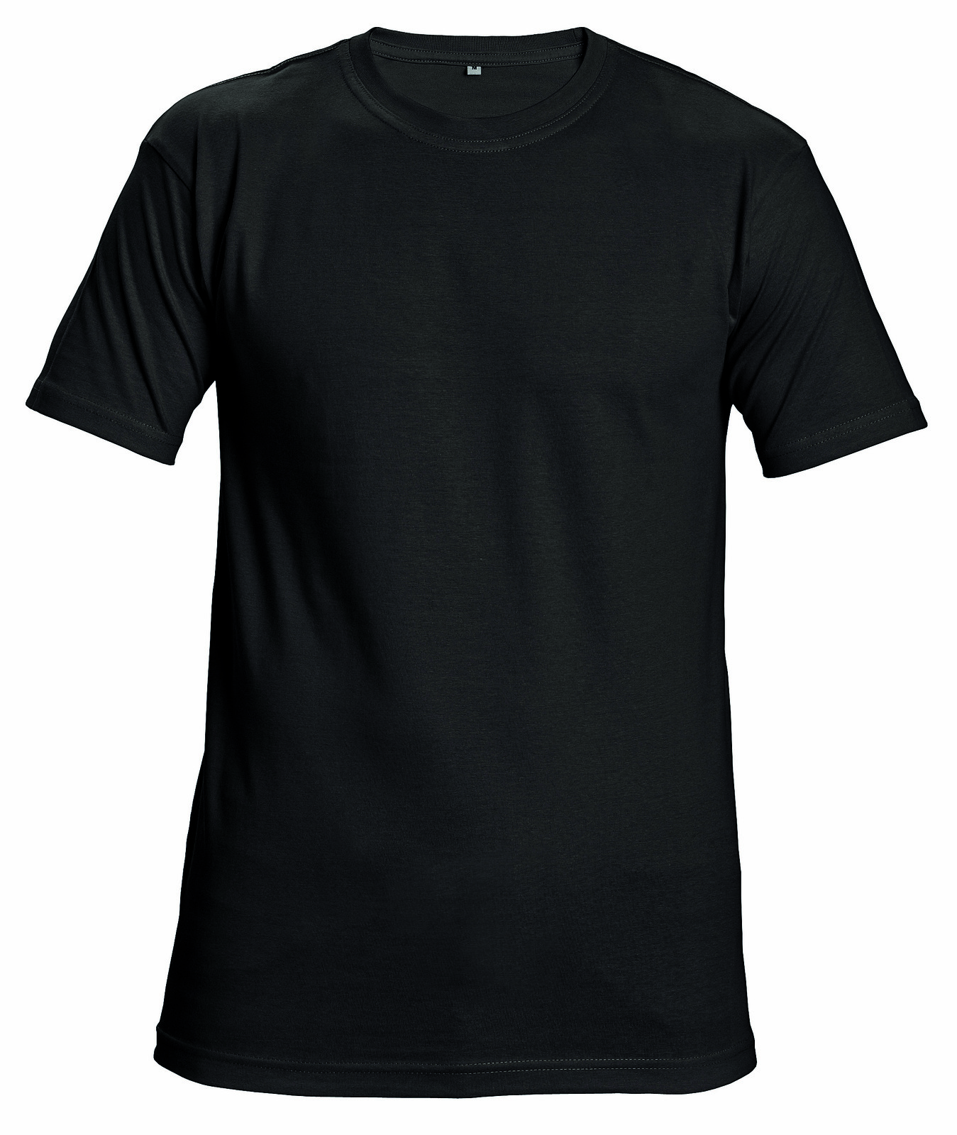 Bavlnené tričko s krátkym rukávom Garai - veľkosť: M, farba: čierna