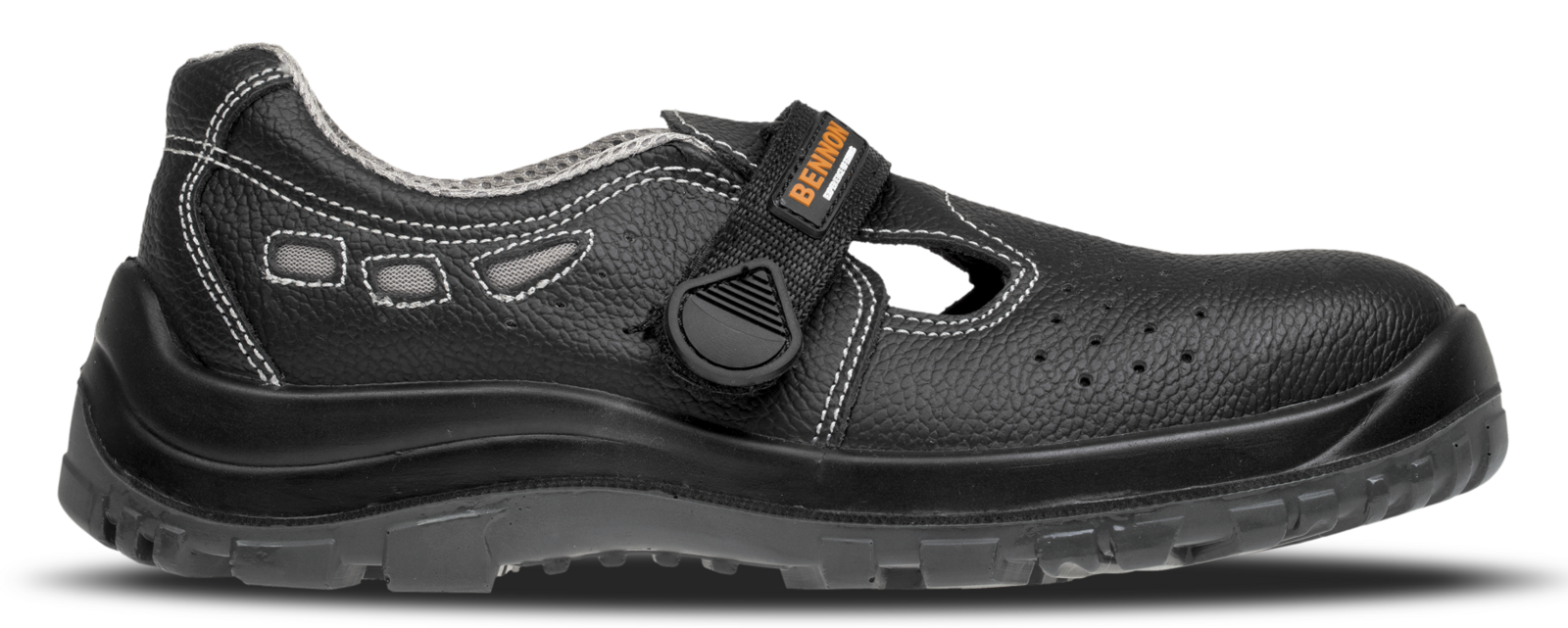 Pracovné sandále Bennon Basic O1 - veľkosť: 39, farba: čierna