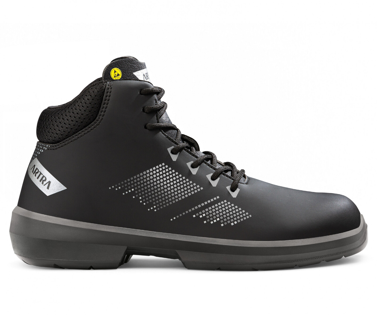 Bezpečnostná členková obuv Artra Arrival 855 676560 S3 SRC ESD MF - veľkosť: 39, farba: čierna/sivá