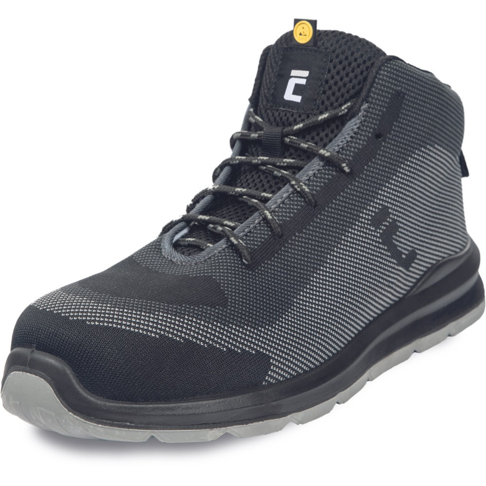 Bezpečnostná členková obuv Cerva Vadorros S1P MF ESD SRC - veľkosť: 46, farba: sivá/čierna