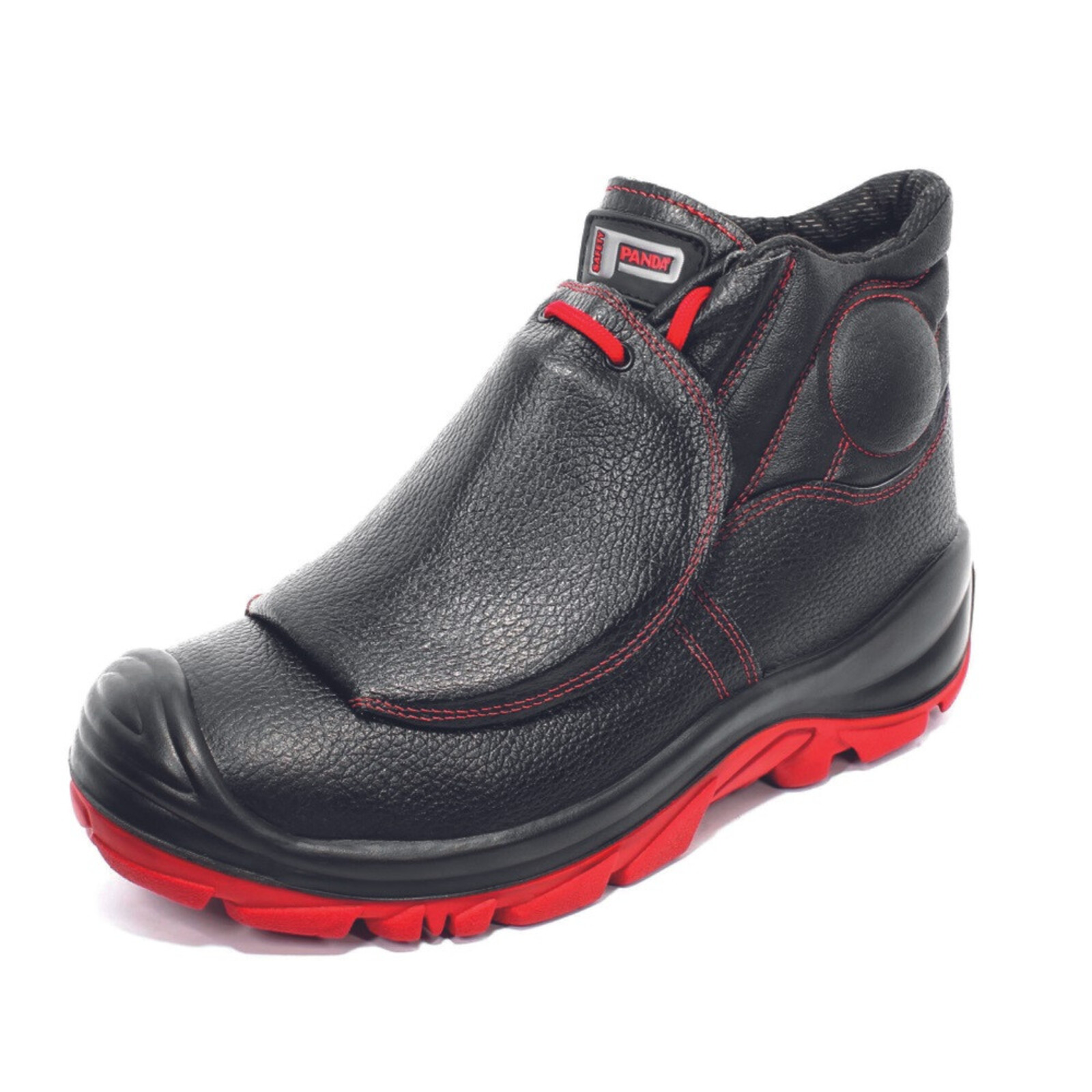 Bezpečnostná členková obuv Panda Ardita MF S3 HRO M SRC - veľkosť: 45, farba: čierna/červená