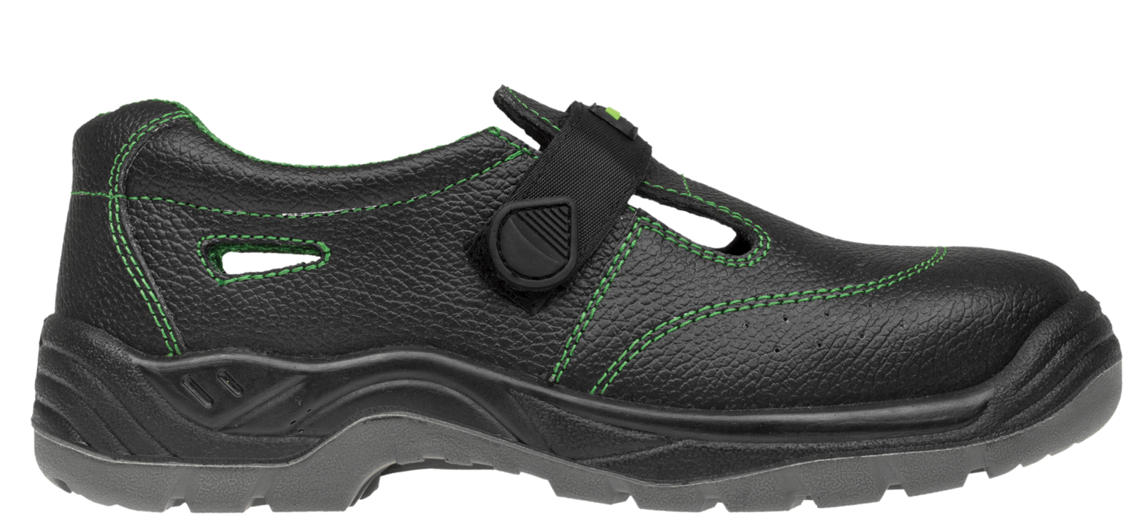 Bezpečnostné sandále Adamant Classic S1 - veľkosť: 45, farba: čierna