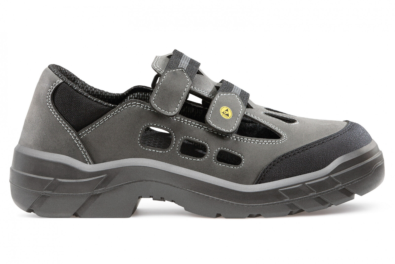 Bezpečnostné sandále  Artra Arjun 903 2560 S1 SRC ESD - veľkosť: 45, farba: sivá/čierna