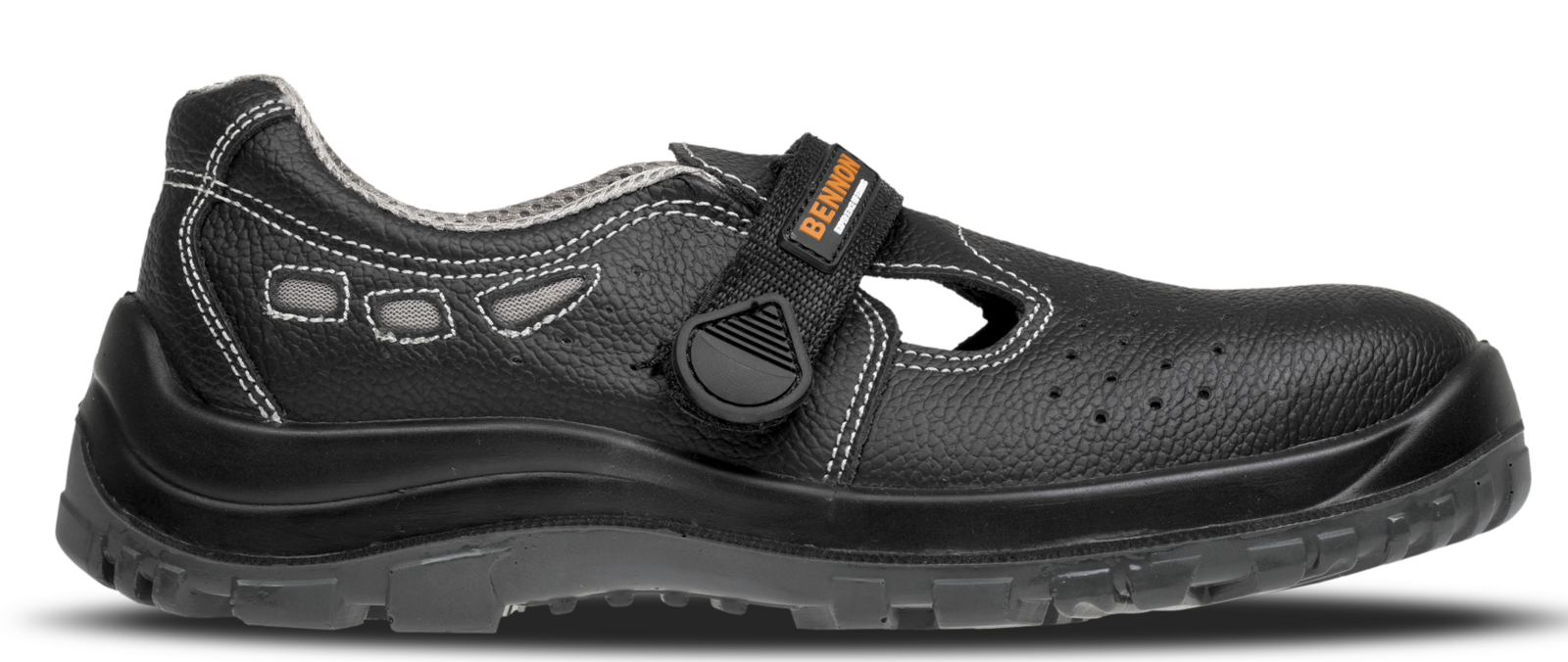 Bezpečnostné sandále Bennon Basic S1 - veľkosť: 37, farba: čierna