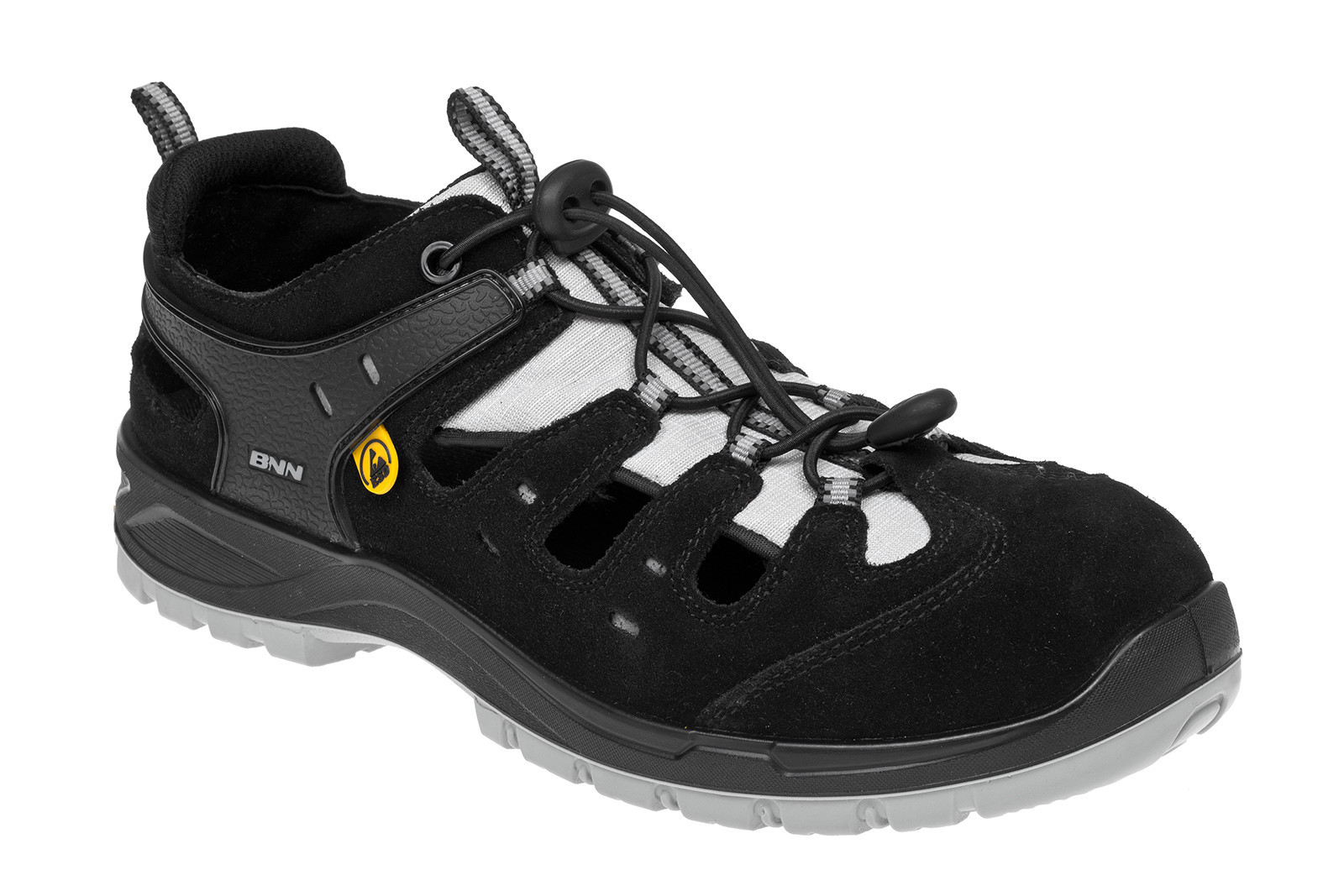 Bezpečnostné sandále Bennon Bombis Lite S1P ESD - veľkosť: 40, farba: sivá
