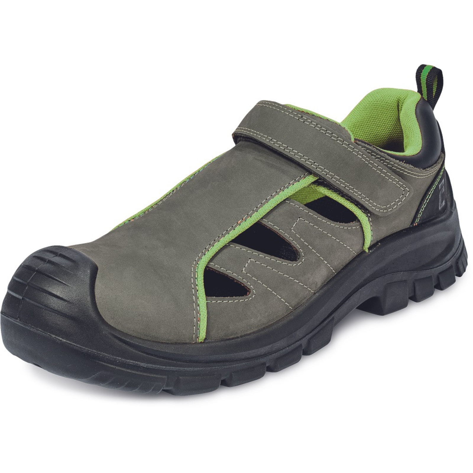 Bezpečnostné sandále Cerva Derril MF S1P SRC - veľkosť: 38, farba: sivá