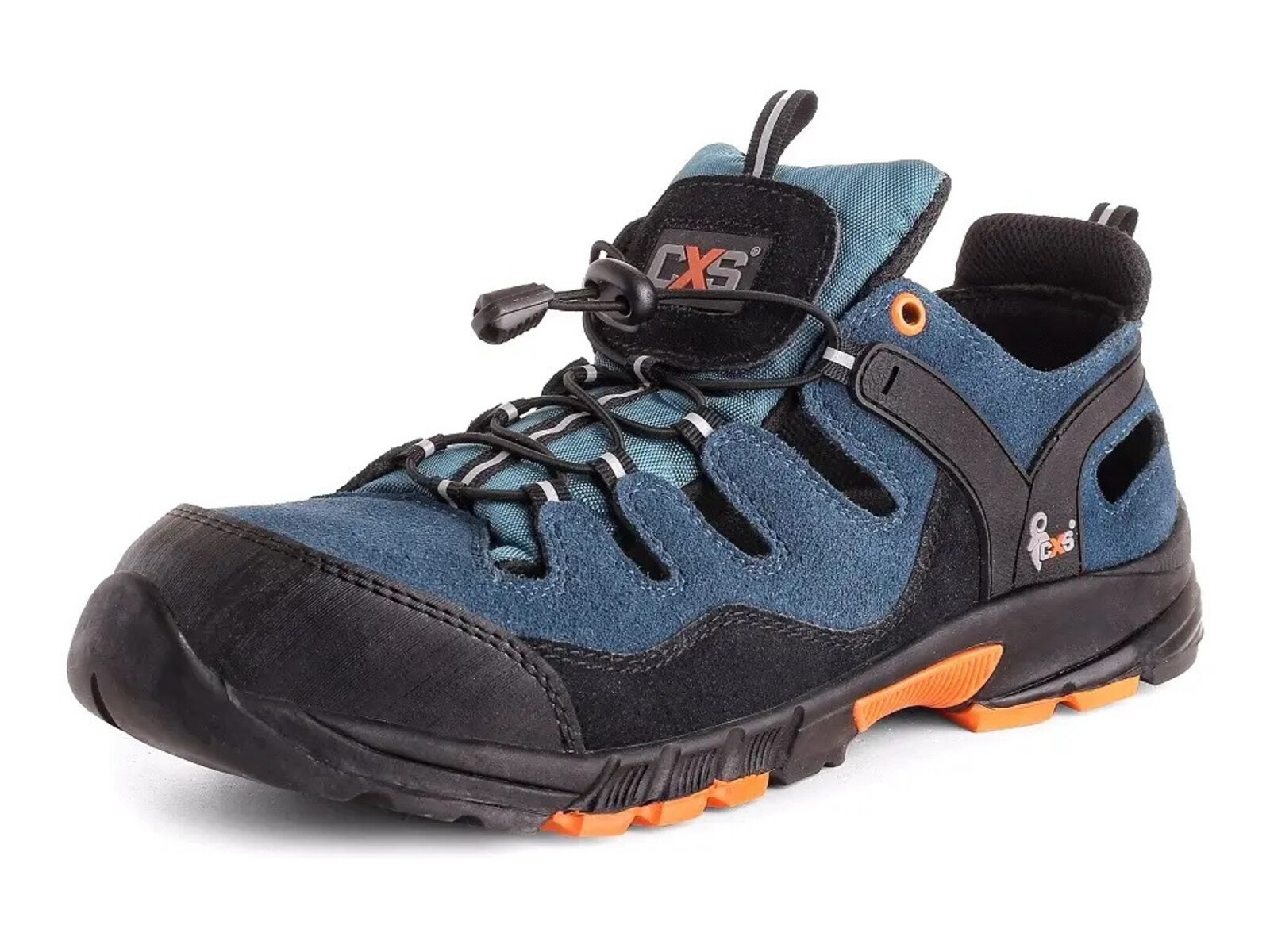 Bezpečnostné sandále CXS Land Cabrera S1 SRC - veľkosť: 38, farba: modrá/oranžová