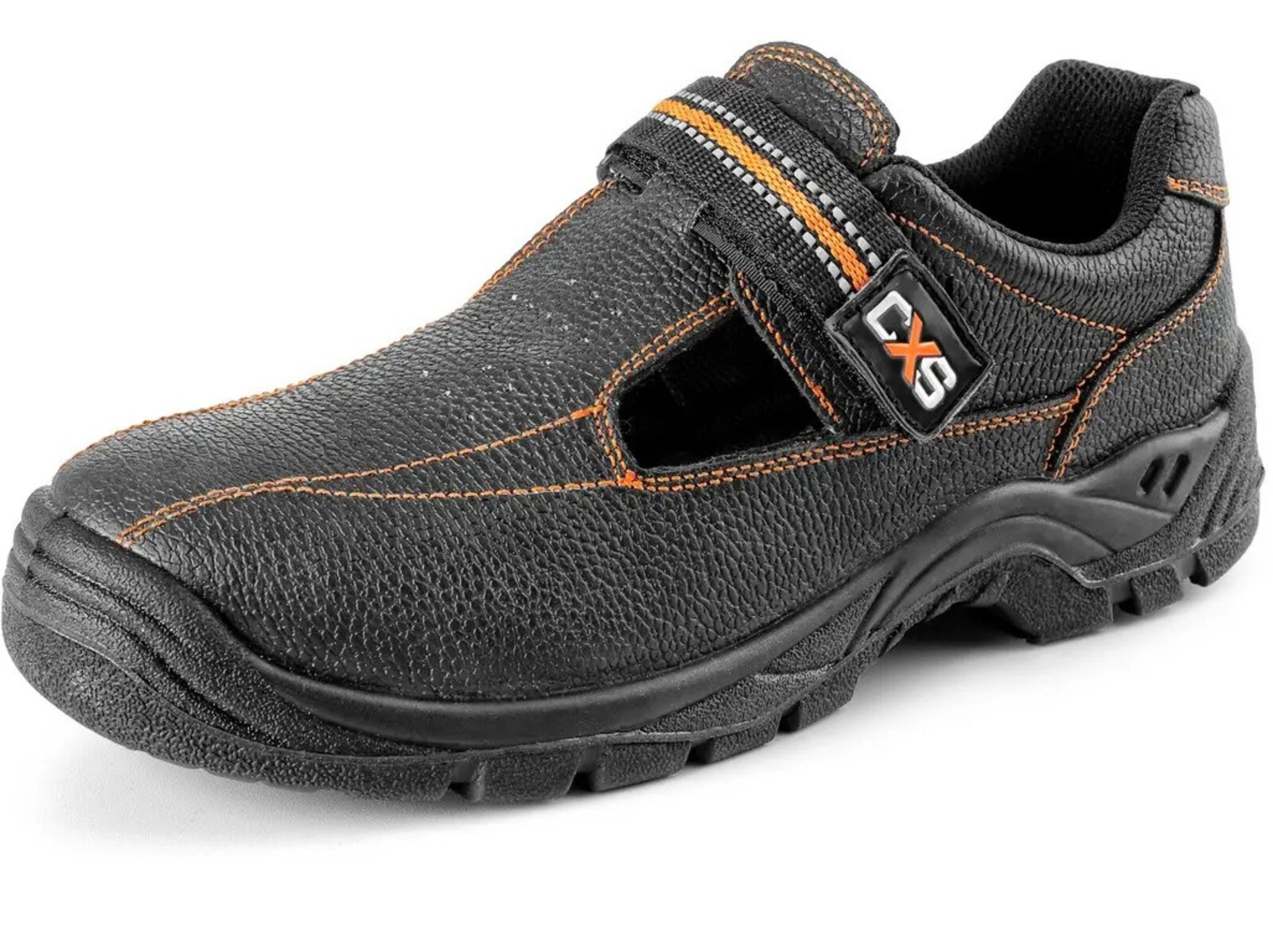 Bezpečnostné sandále CXS Stone Nefrit S1 SRC - veľkosť: 36, farba: čierna/oranžová