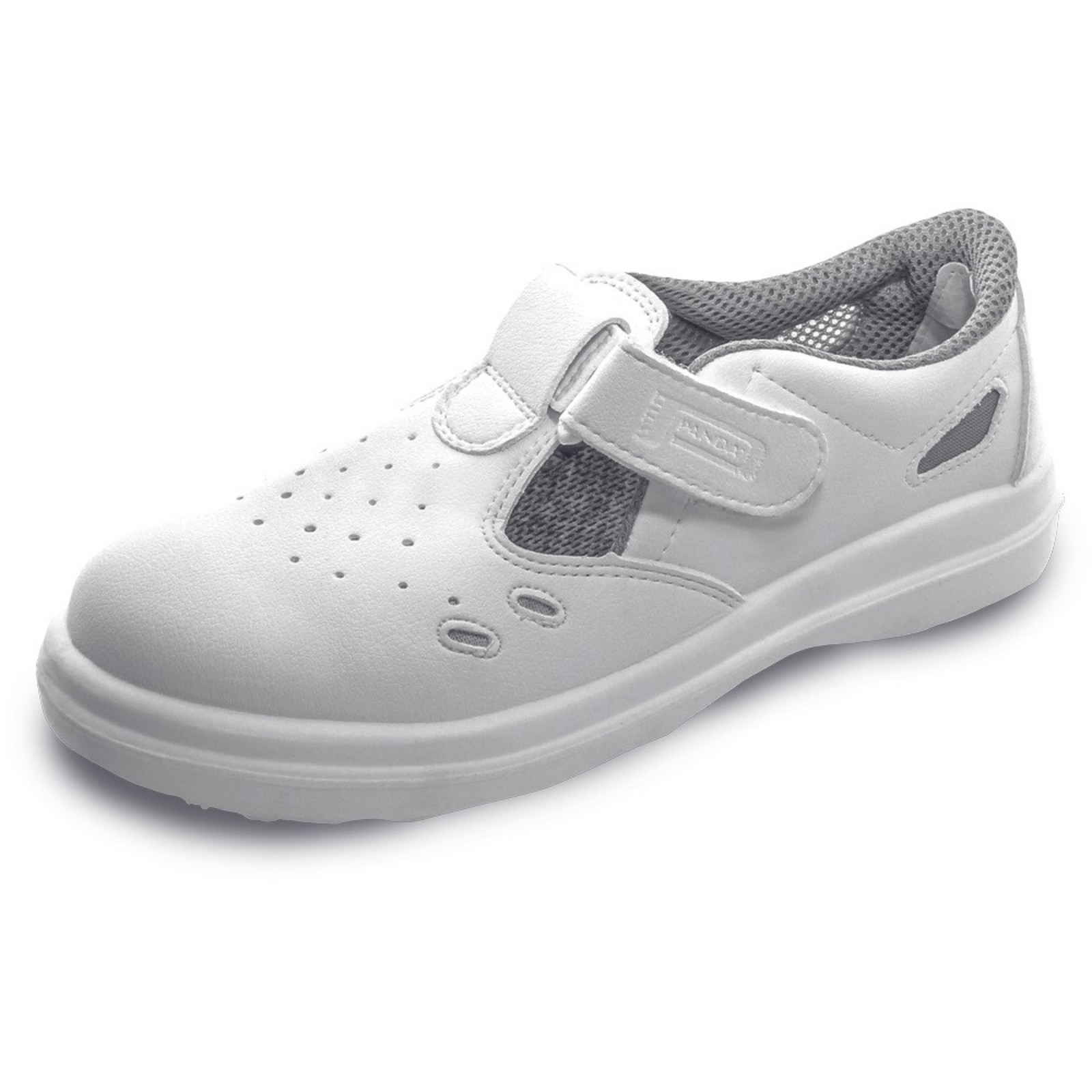 Bezpečnostné sandále Panda Sanitary Lybra S1 SRC - veľkosť: 47, farba: biela