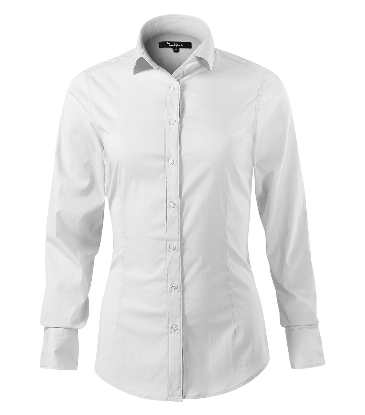 Dámska košeľa s dlhým rukávom Malfini Premium Dynamic 263 - veľkosť: M, farba: biela