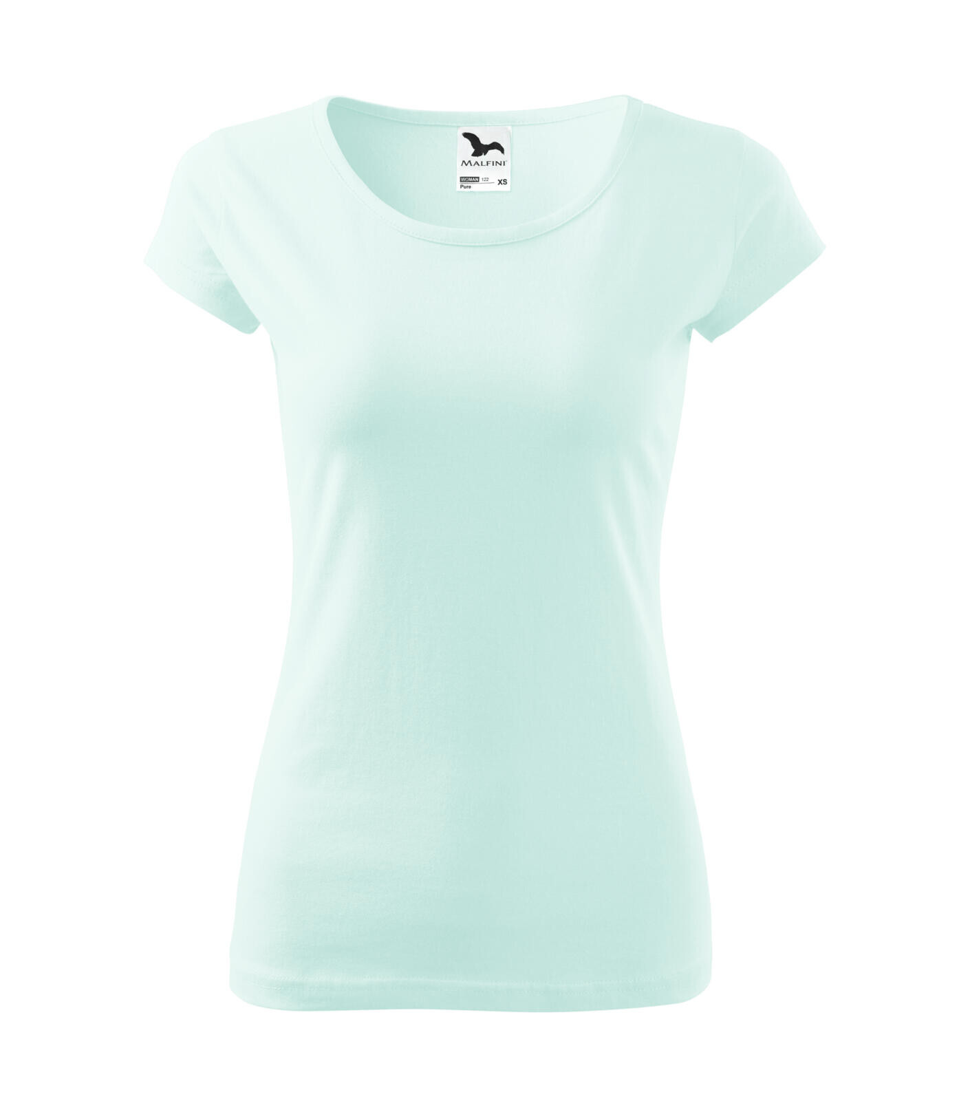 Dámske bavlnené tričko Malfini Pure 122 - veľkosť: M, farba: frost