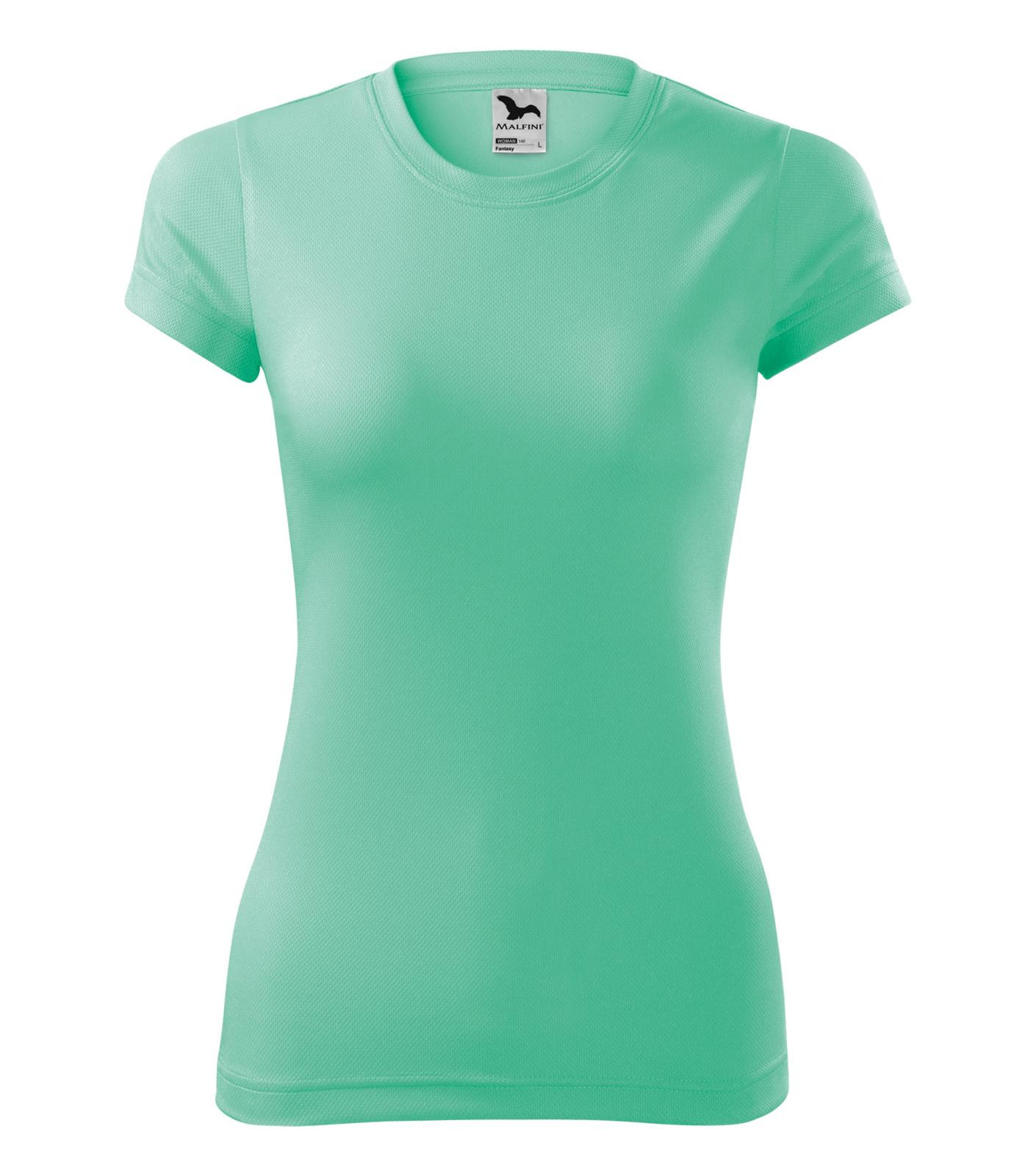 Dámske rýchloschnúce tričko Malfini Fantasy 140 - veľkosť: M, farba: mätová