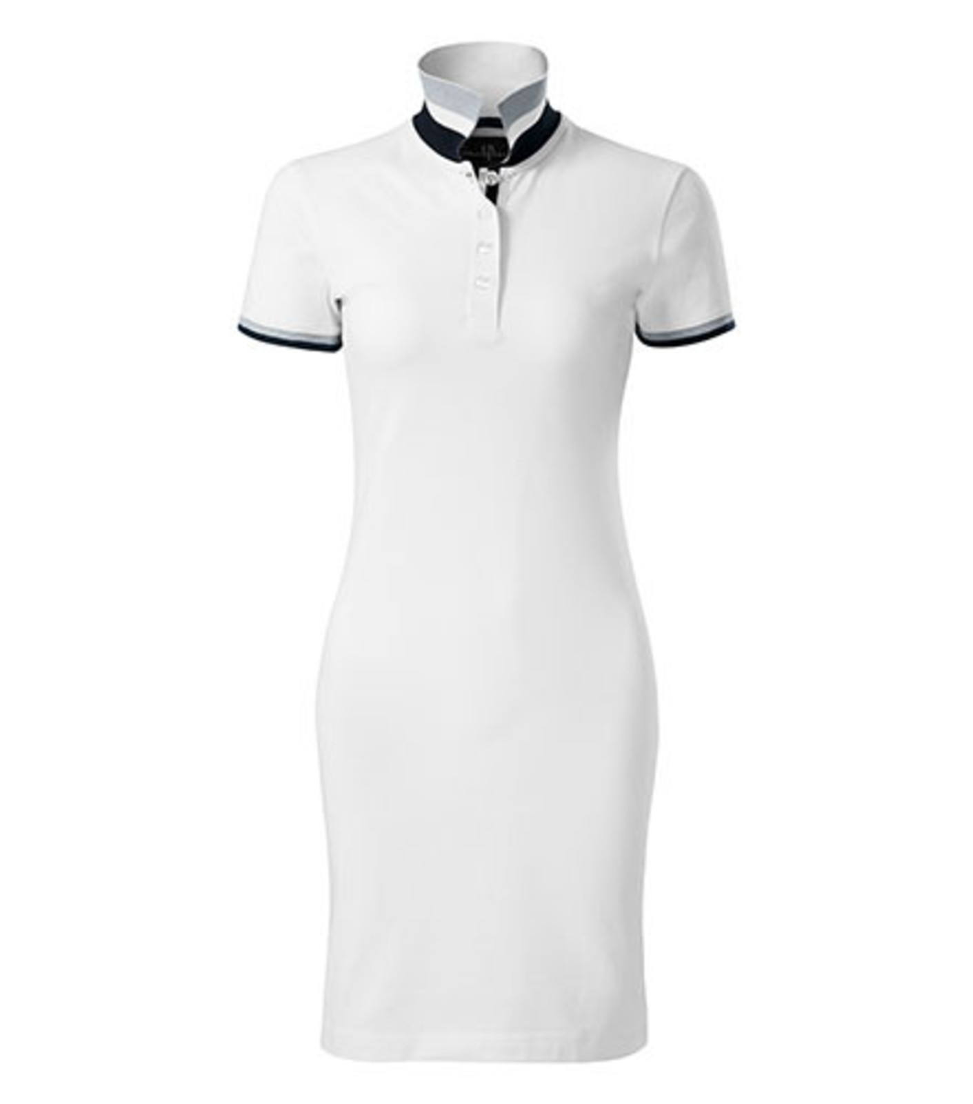 Dámske šaty Malfini Premium Dress Up 271 - veľkosť: XL, farba: biela
