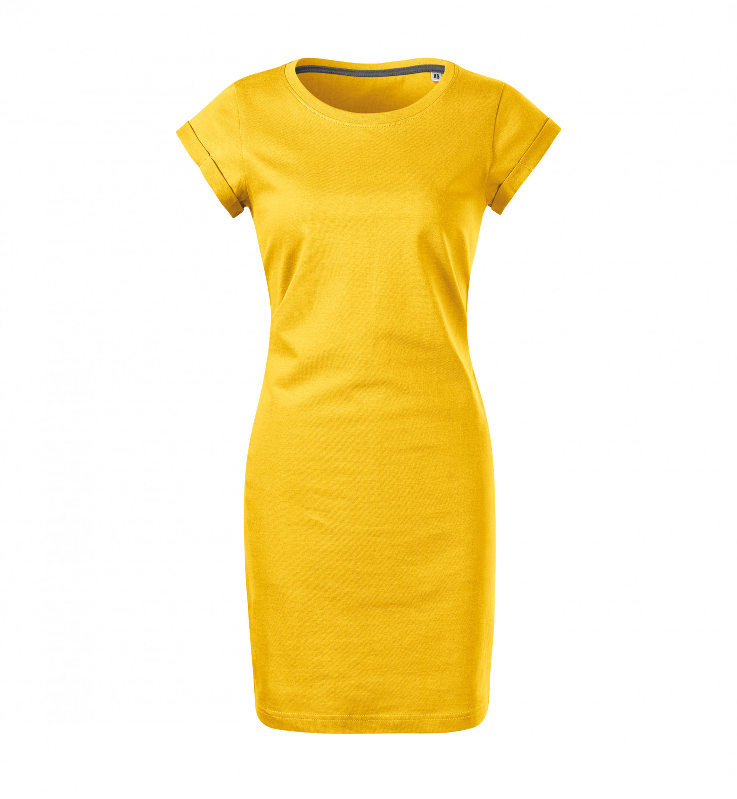 Dámske šaty Malfini Freedom 178 - veľkosť: XS, farba: žltá