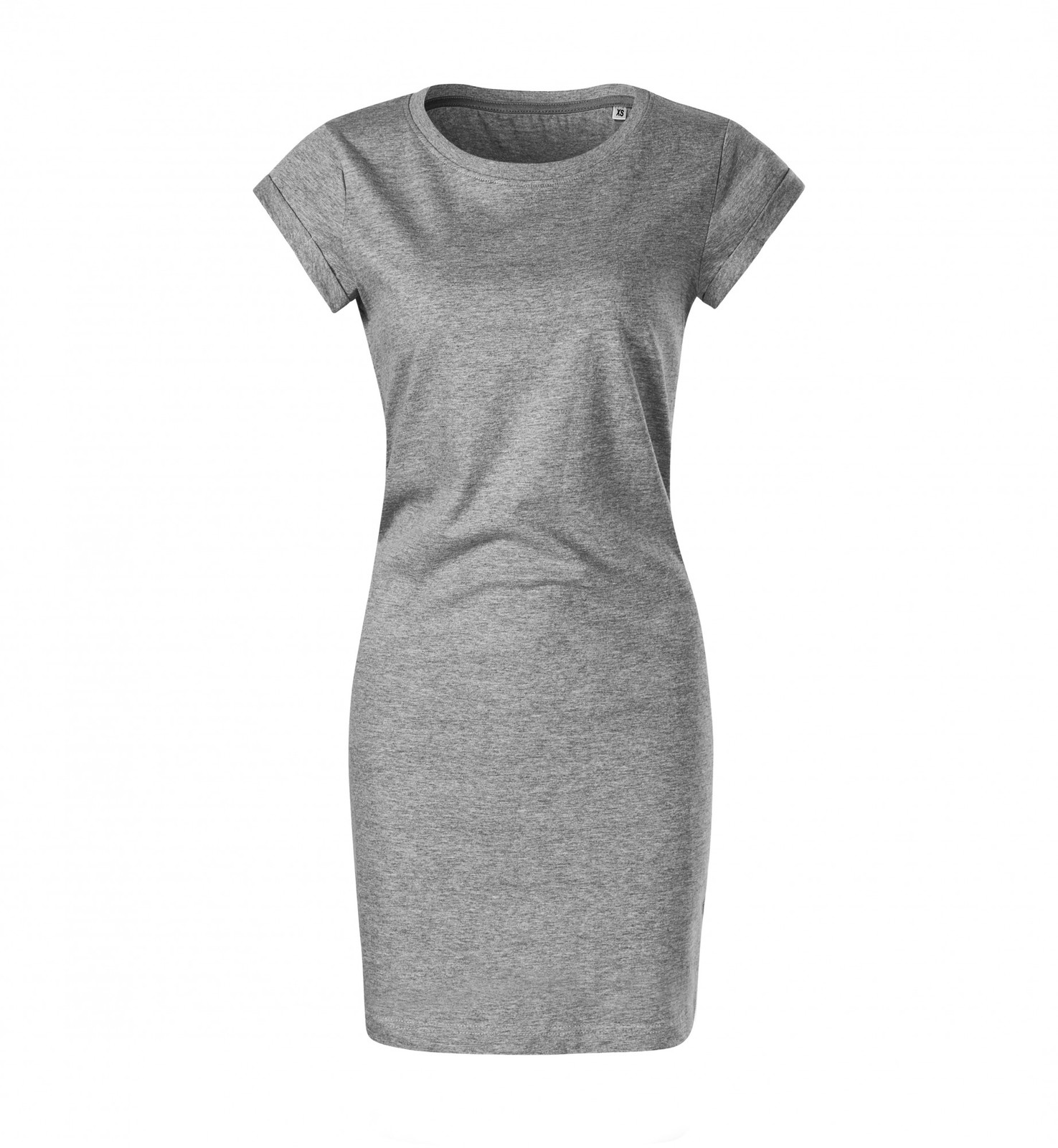 Dámske šaty Malfini Freedom 178 - veľkosť: XXL, farba: tmavosivý melír