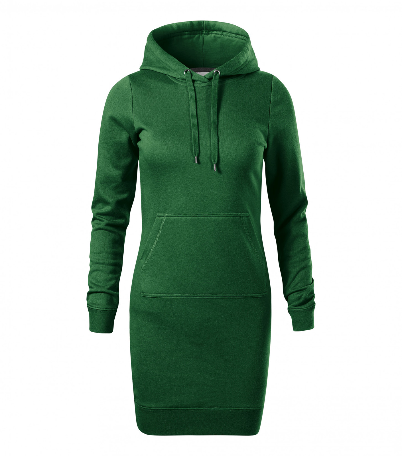Dámske šaty Malfini Snap 419 - veľkosť: S, farba: fľašková zelená