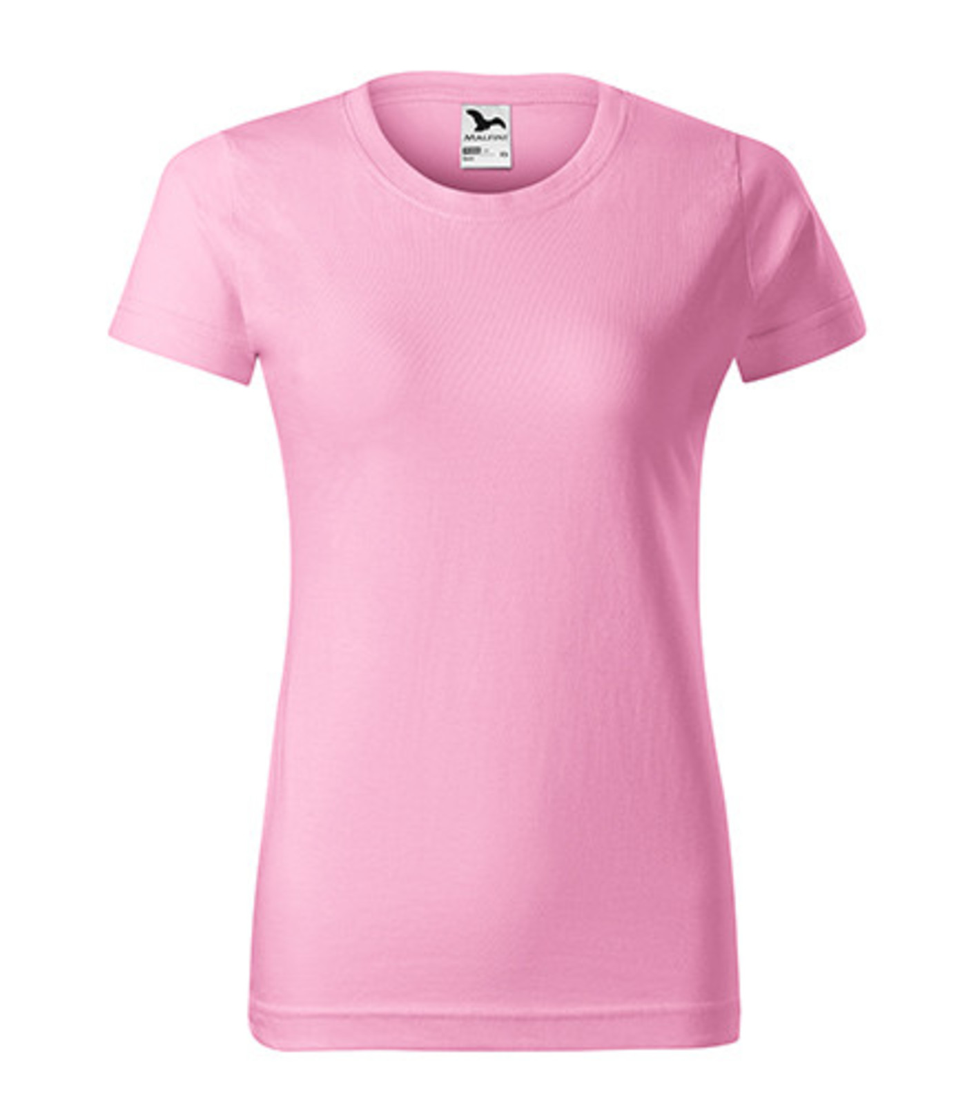 Dámske tričko Malfini Basic 134 - veľkosť: XS, farba: ružová