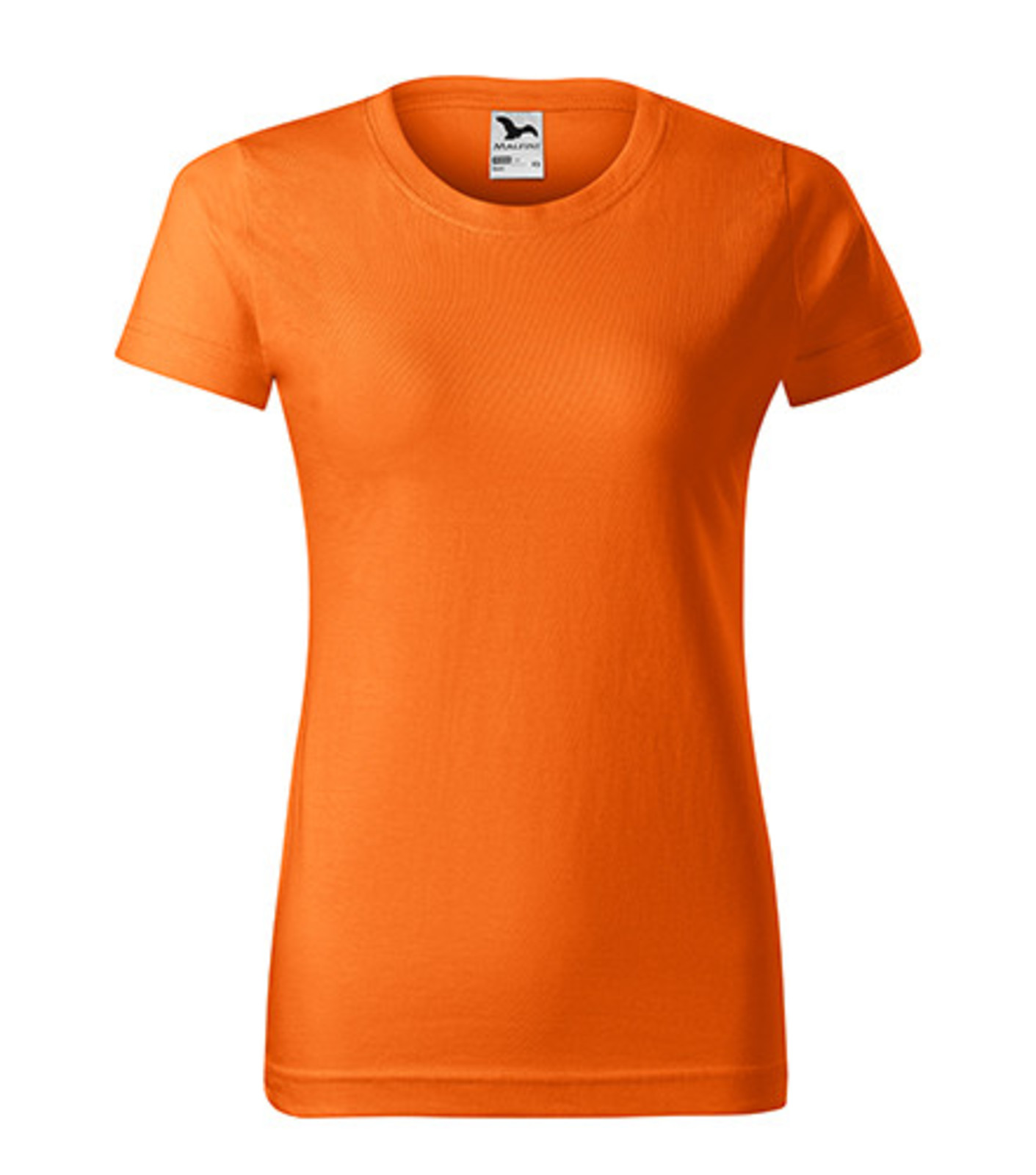 Dámske tričko Malfini Basic 134 - veľkosť: XS, farba: oranžová