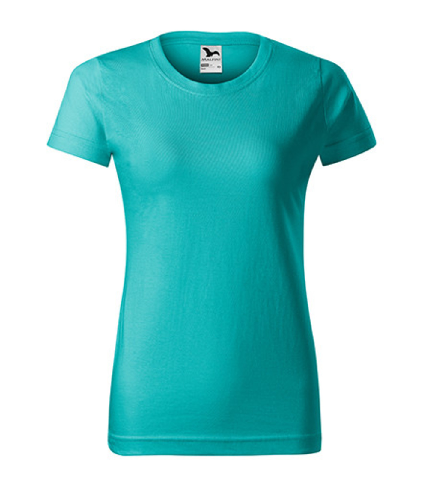 Dámske tričko Malfini Basic 134 - veľkosť: XS, farba: smaragdovozelená