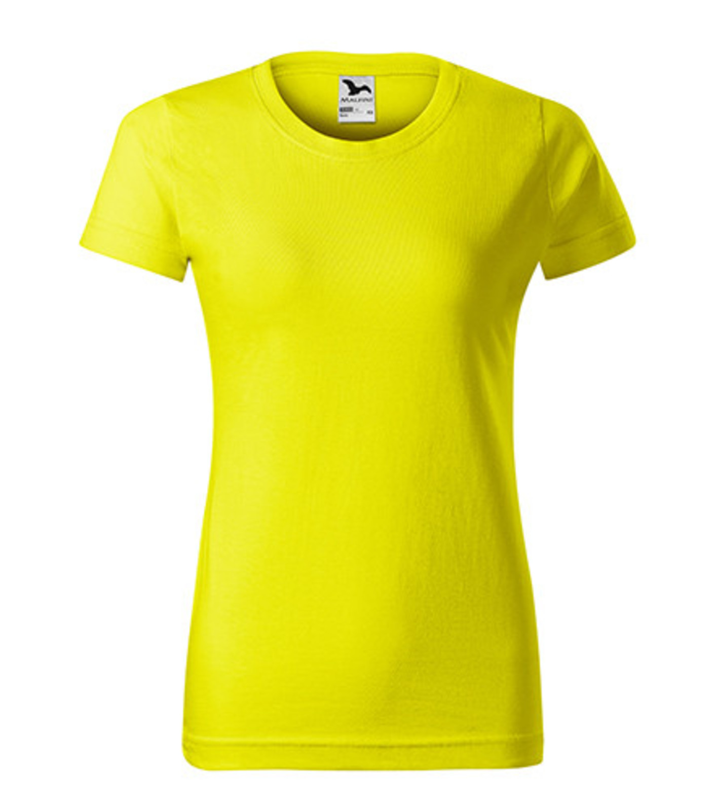 Dámske tričko Malfini Basic 134 - veľkosť: XS, farba: citrónová