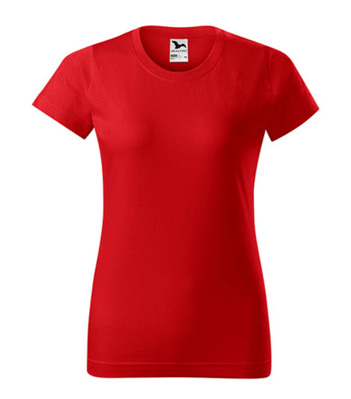 Dámske tričko Malfini Basic 134 - veľkosť: S, farba: červená