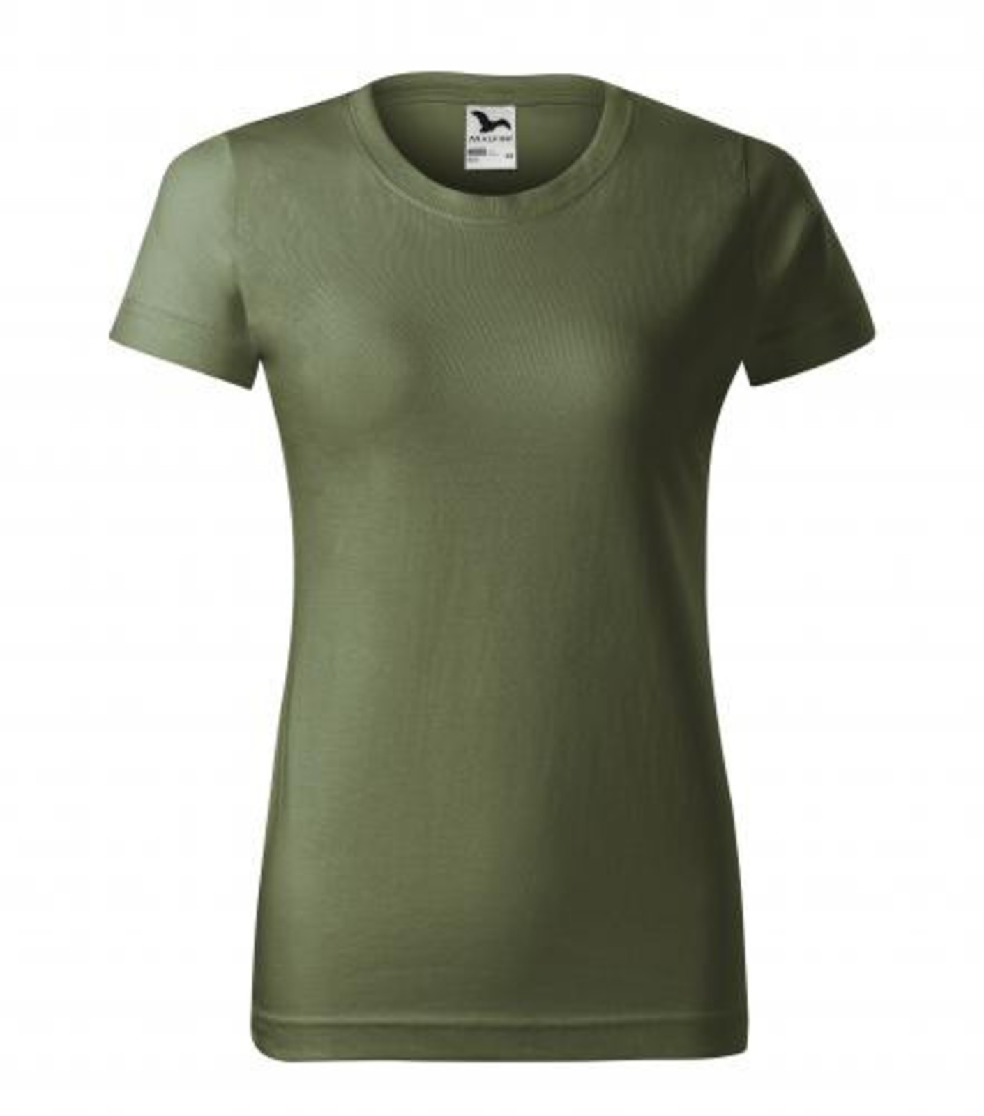 Dámske tričko Malfini Basic 134 - veľkosť: XS, farba: khaki