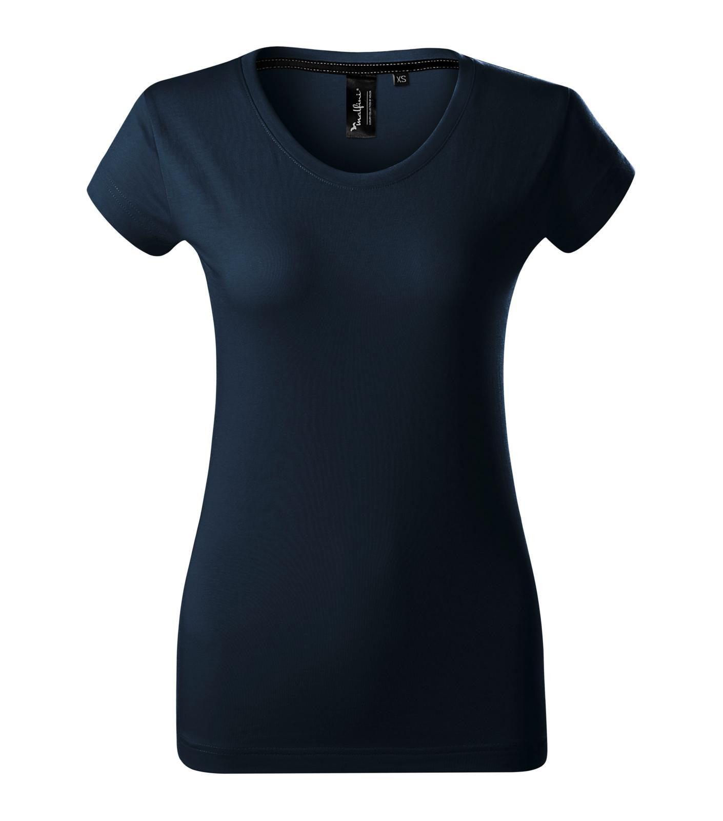 Dámske tričko Malfini Premium Exclusive 154 - veľkosť: M, farba: tmavo modrá