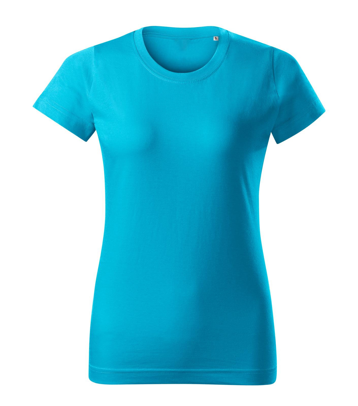 Dámske tričko Malini Basic Free F34 - veľkosť: XS, farba: tyrkysová