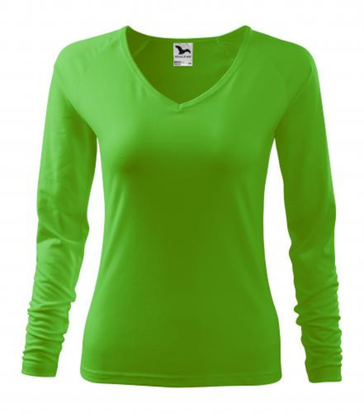 Dámske tričko s dlhým rukávom Adler Elegance 127 - veľkosť: M, farba: zelené jablko