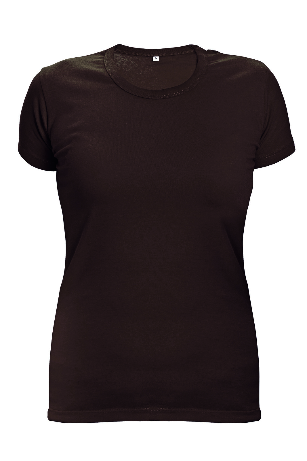 Dámske tričko s krátkym rukávom Surma Lady - veľkosť: XXL, farba: tmavo hnedá