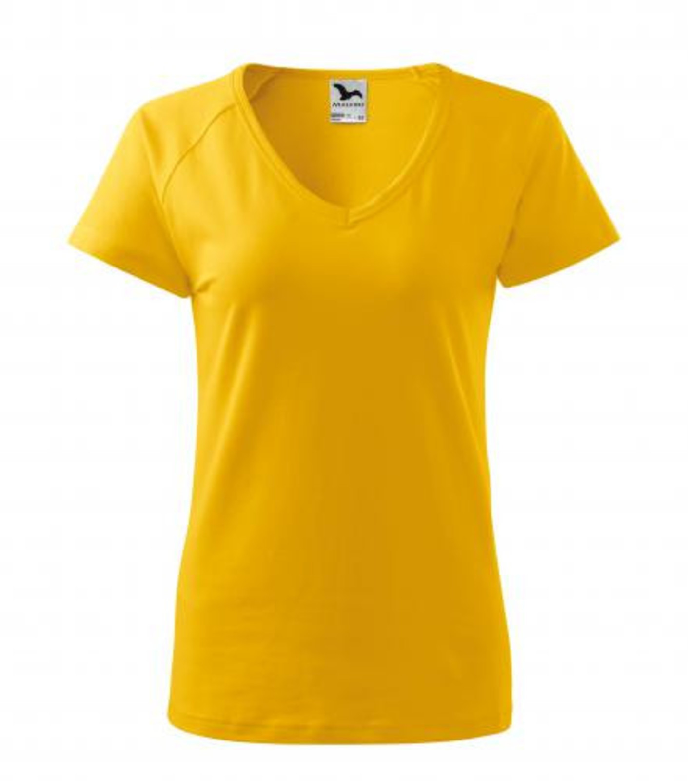 Dámske tričko s V výstrihom Adler Dream 128 - veľkosť: L, farba: žltá