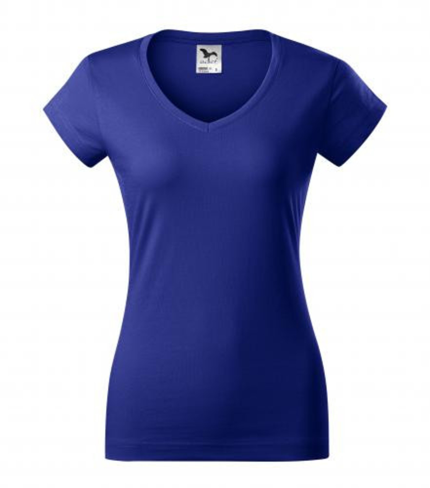 Dámske tričko s V výstrihom Adler Fit V-Neck 162 - veľkosť: XL, farba: kráľovská modrá