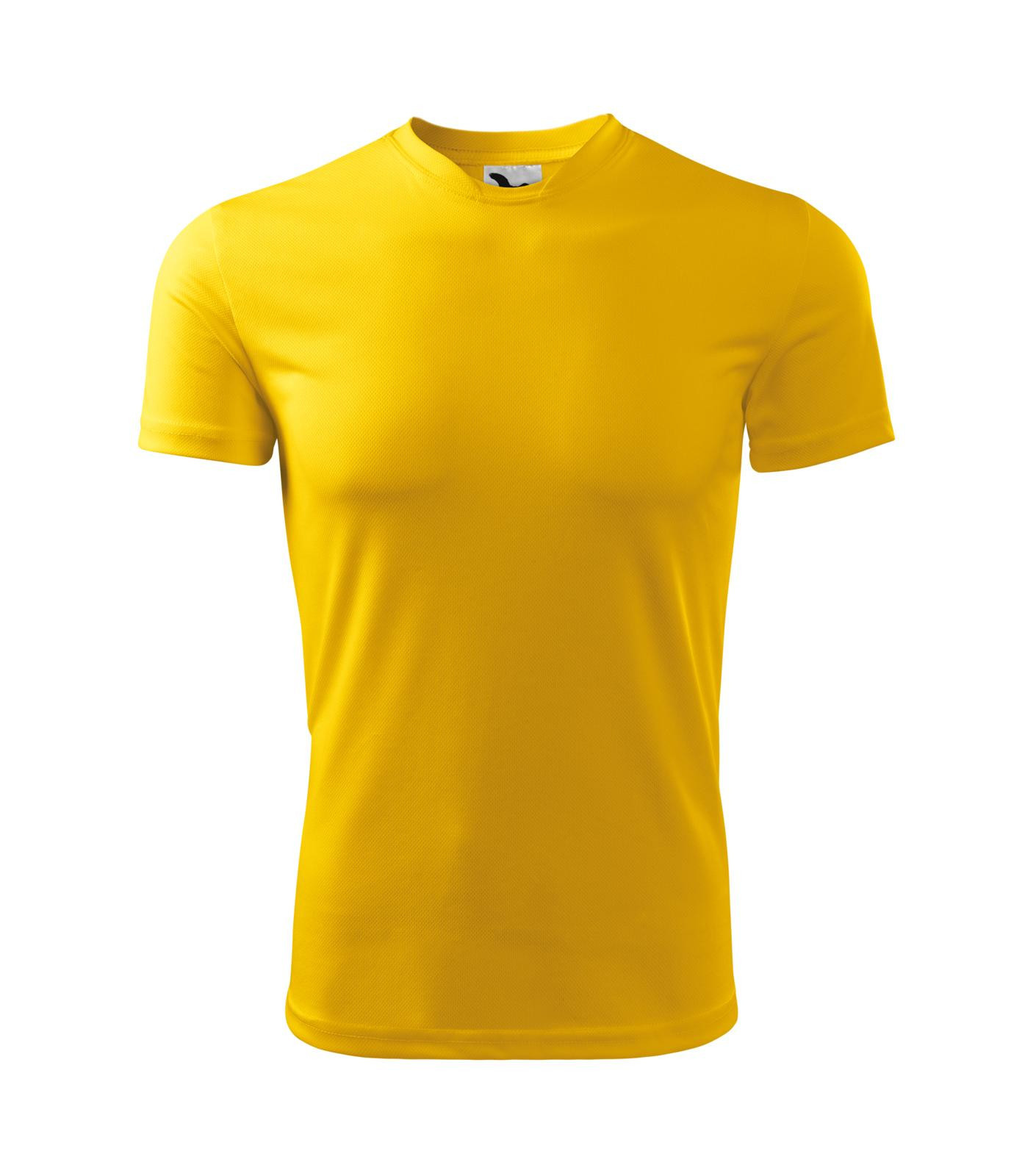 Detské rýchloschnúce tričko Malfini Fantasy 147 - veľkosť: 152, farba: žltá