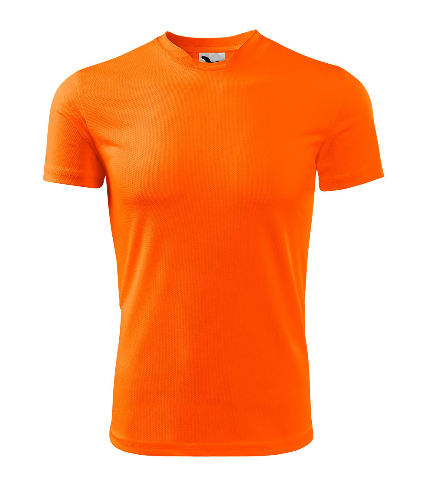 Detské rýchloschnúce tričko Malfini Fantasy 147 - veľkosť: 134, farba: neonová oranžová