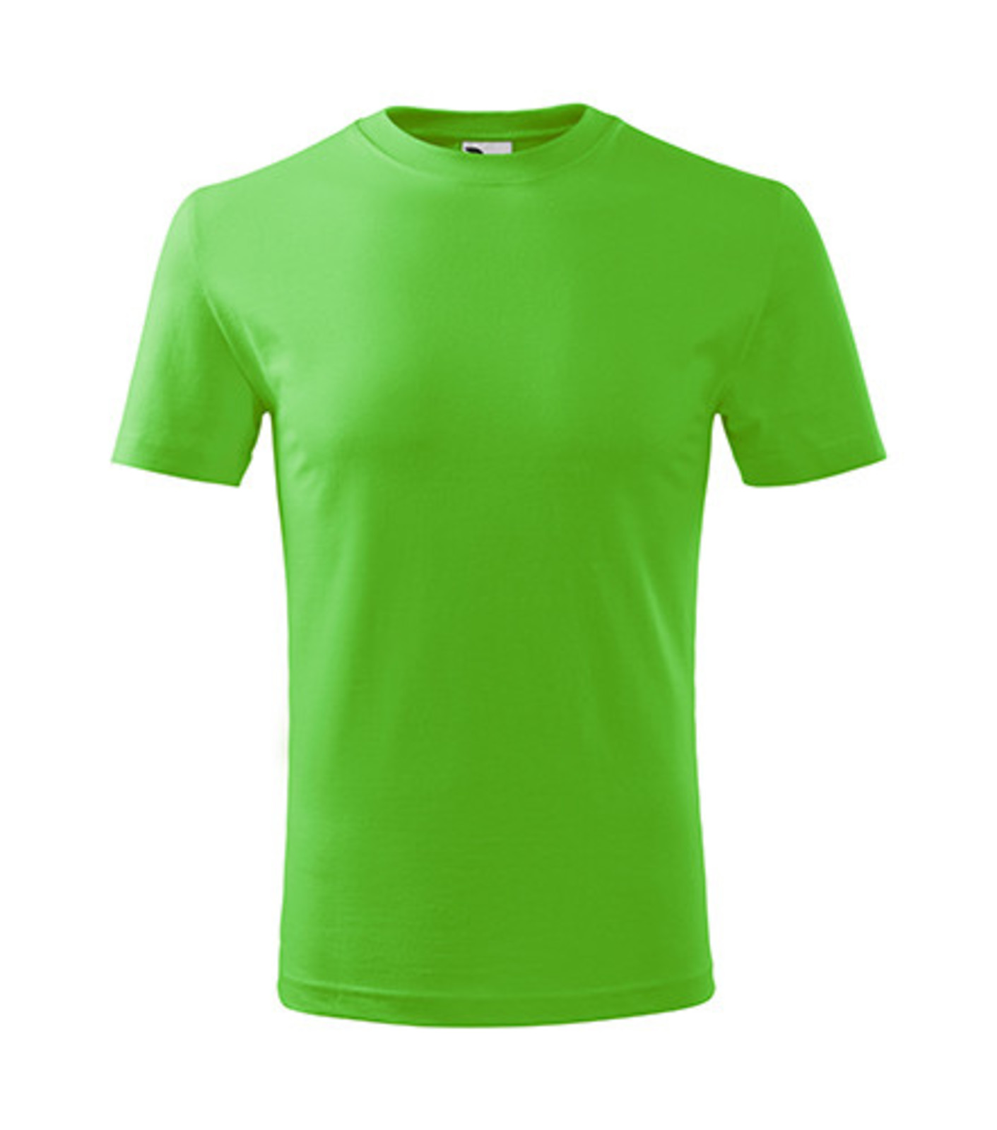 Detské tričko Malfini Classic New 135 - veľkosť: 122, farba: zelené jablko
