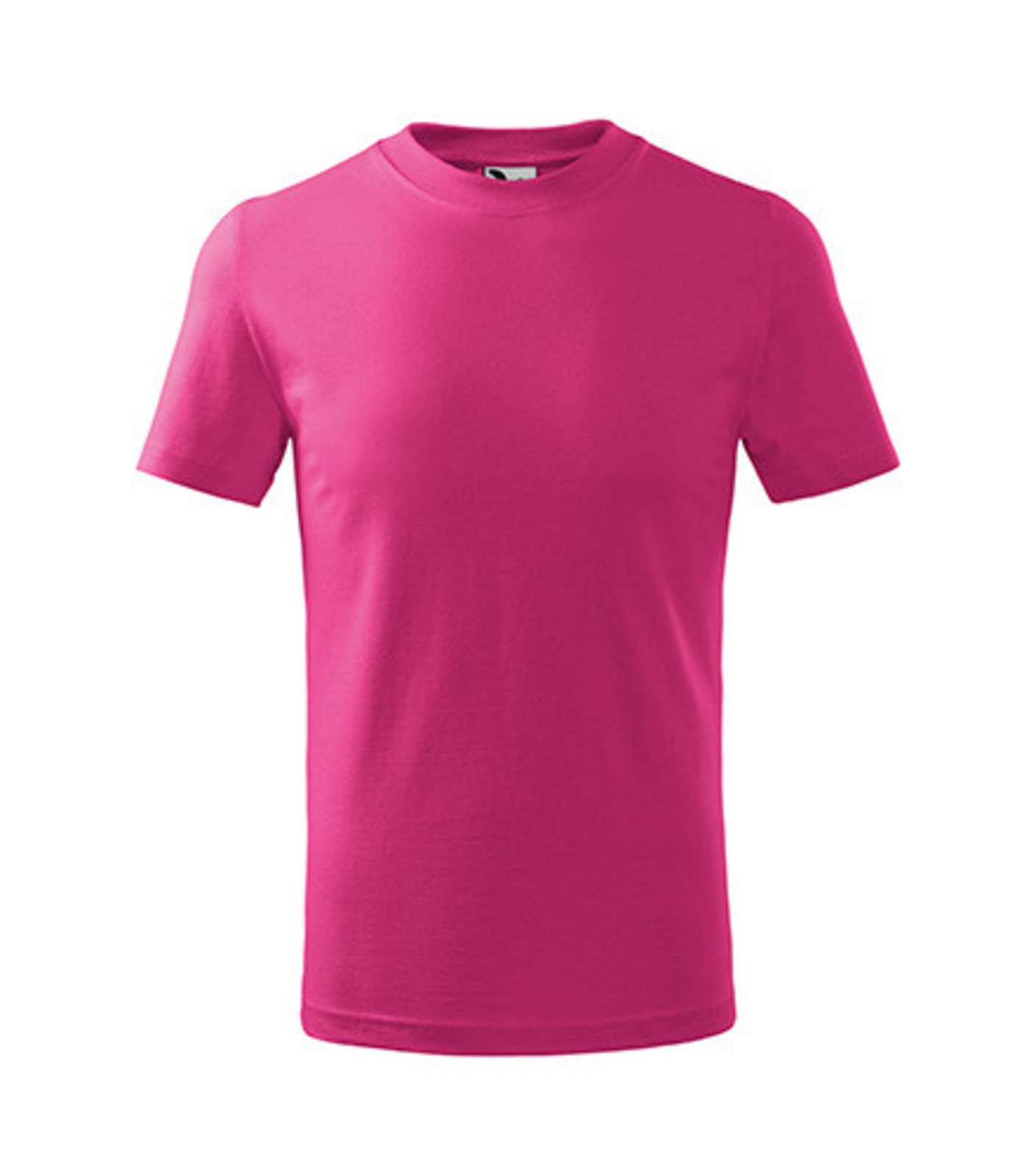 Detské tričko Malfini Basic 138 - veľkosť: 122, farba: malinová