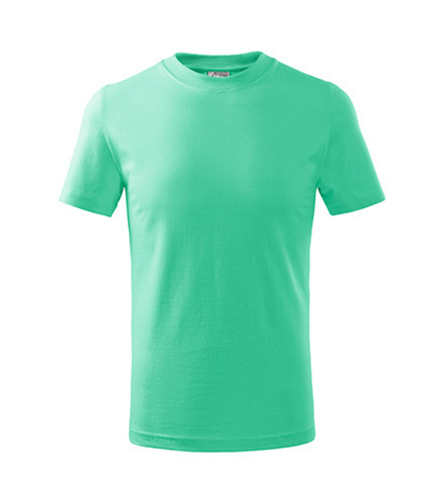 Detské tričko Malfini Basic 138 - veľkosť: 110, farba: mätová