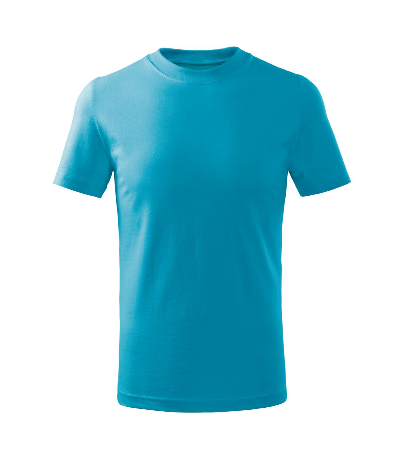 Detské tričko Malfini Basic Free F38 - veľkosť: 158, farba: tyrkysová