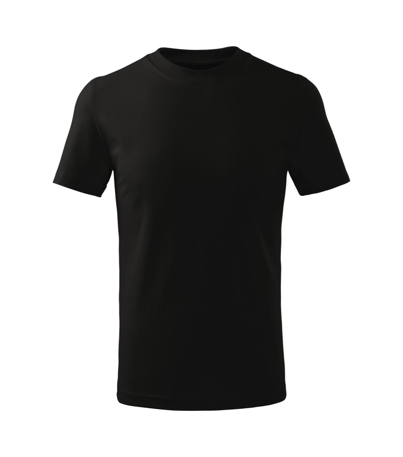 Detské tričko Malfini Basic Free F38 - veľkosť: 158, farba: čierna