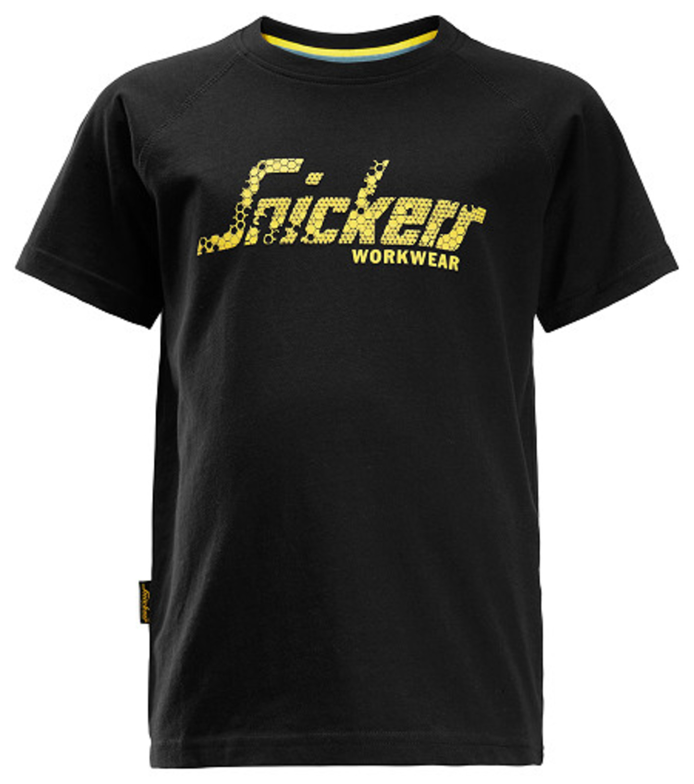 Detské tričko Snickers® s logom - veľkosť: 122/128, farba: čierna