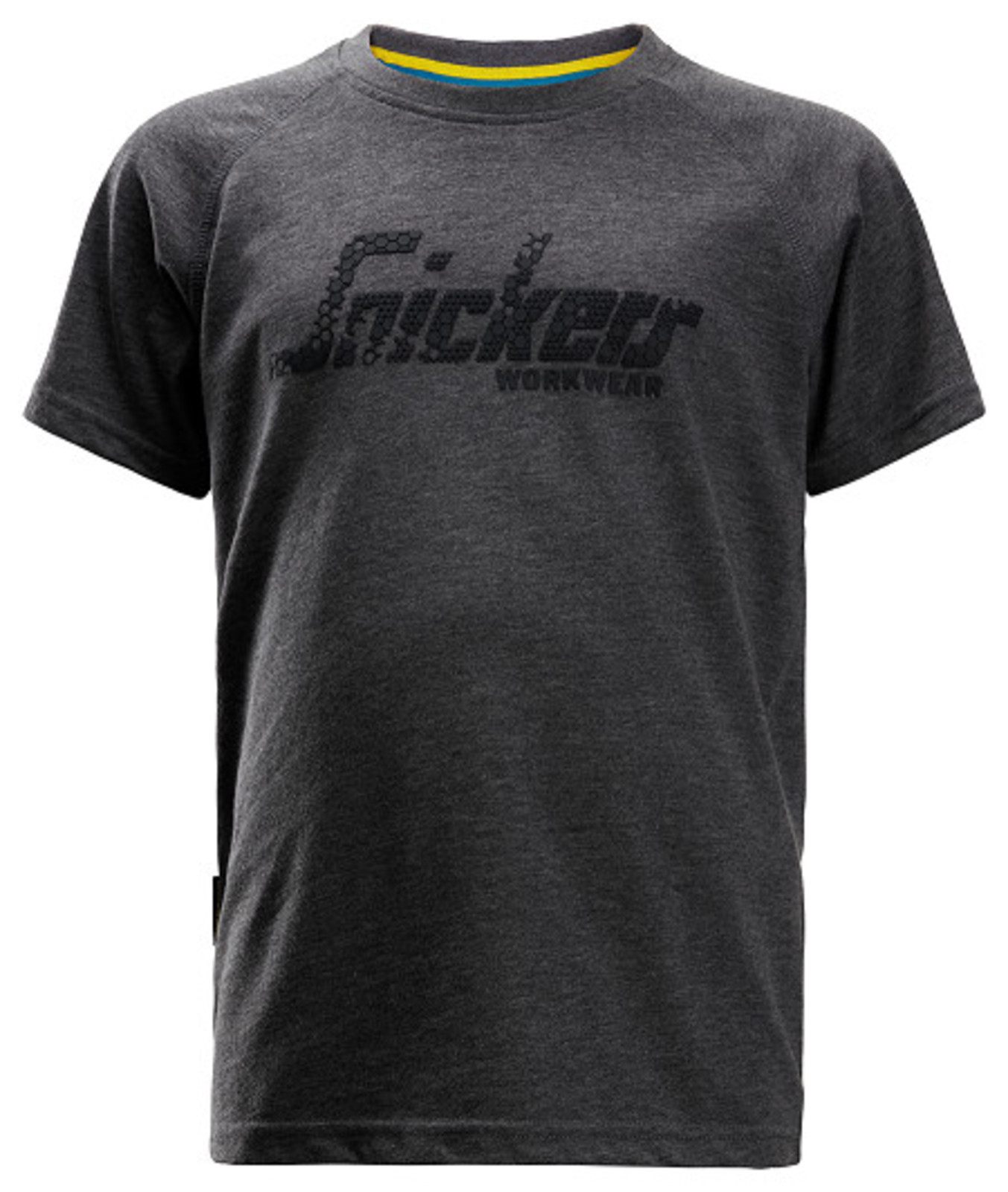 Detské tričko Snickers® s logom - veľkosť: 110/116, farba: sivá