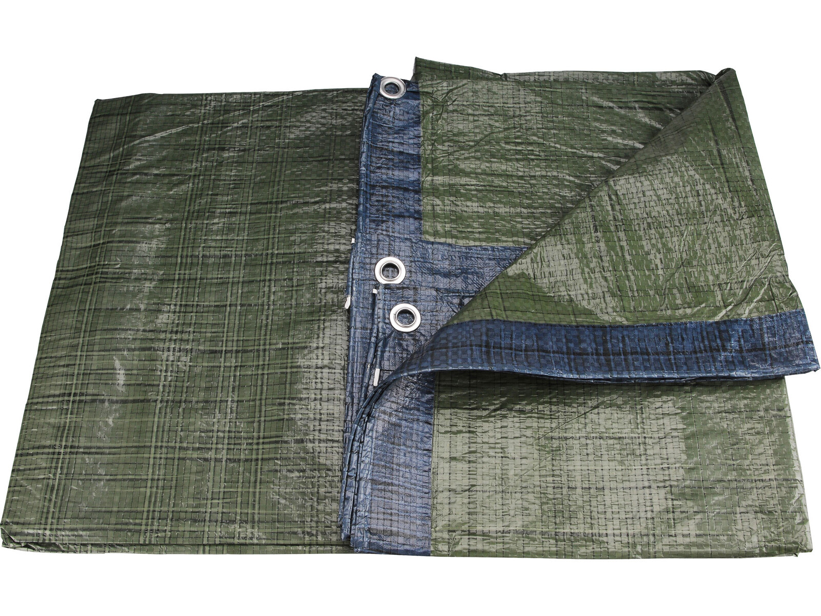 Extol Craft nepremokavá zakrývacia plachta STANDARD, PE - veľkosť: 6x8m, farba: zelená/modrá