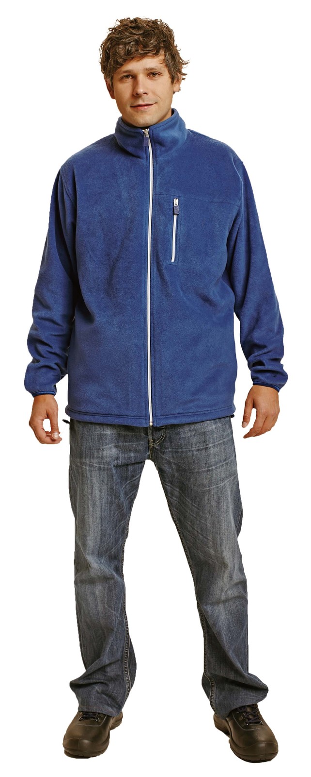 Fleece bunda Karela - veľkosť: M, farba: royal blue