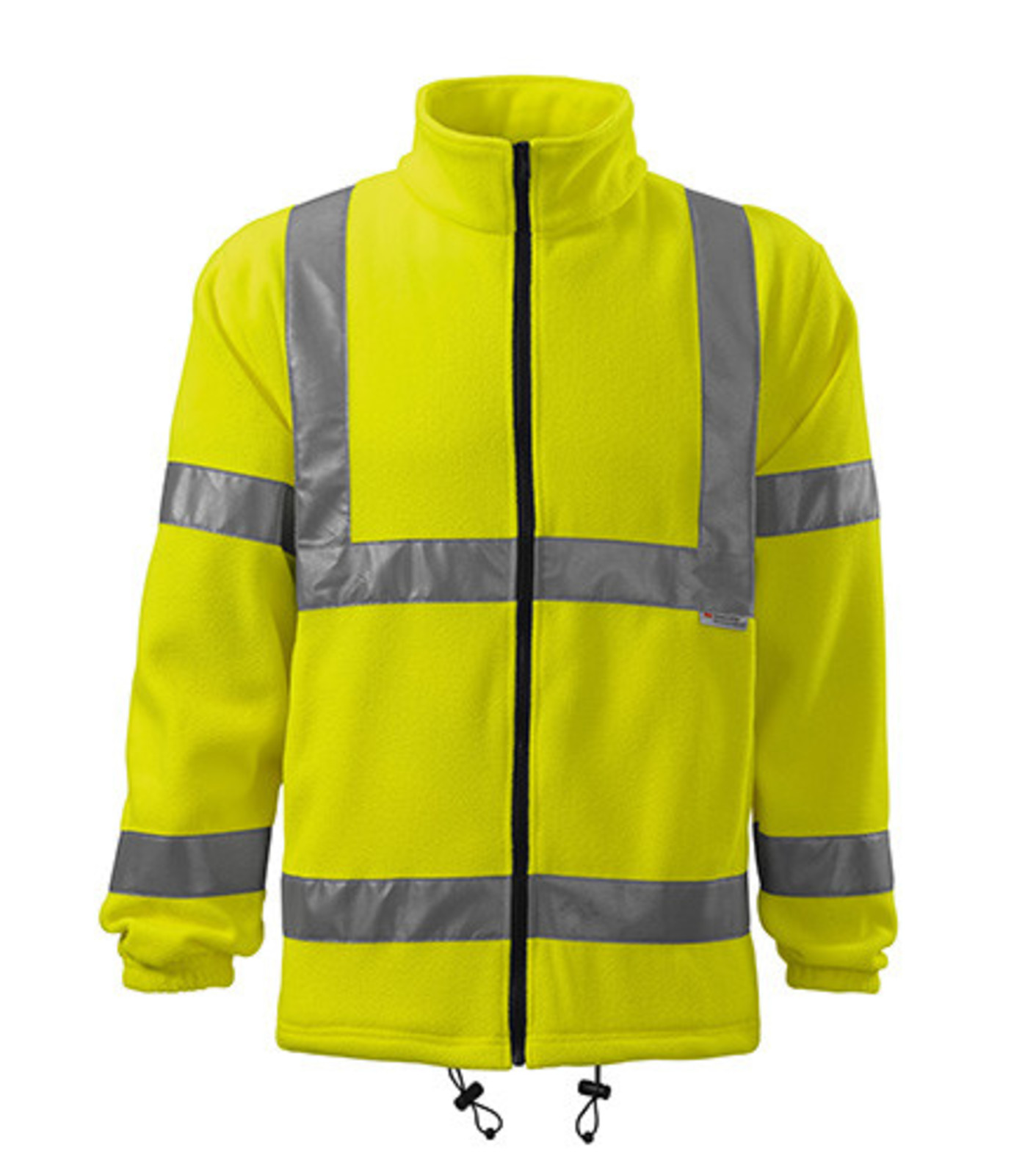 Unisex fleecová reflexná bunda/mikina Rimeck HV Jacket 5V1 - veľkosť: 3XL, farba: fluorescenčno žltá